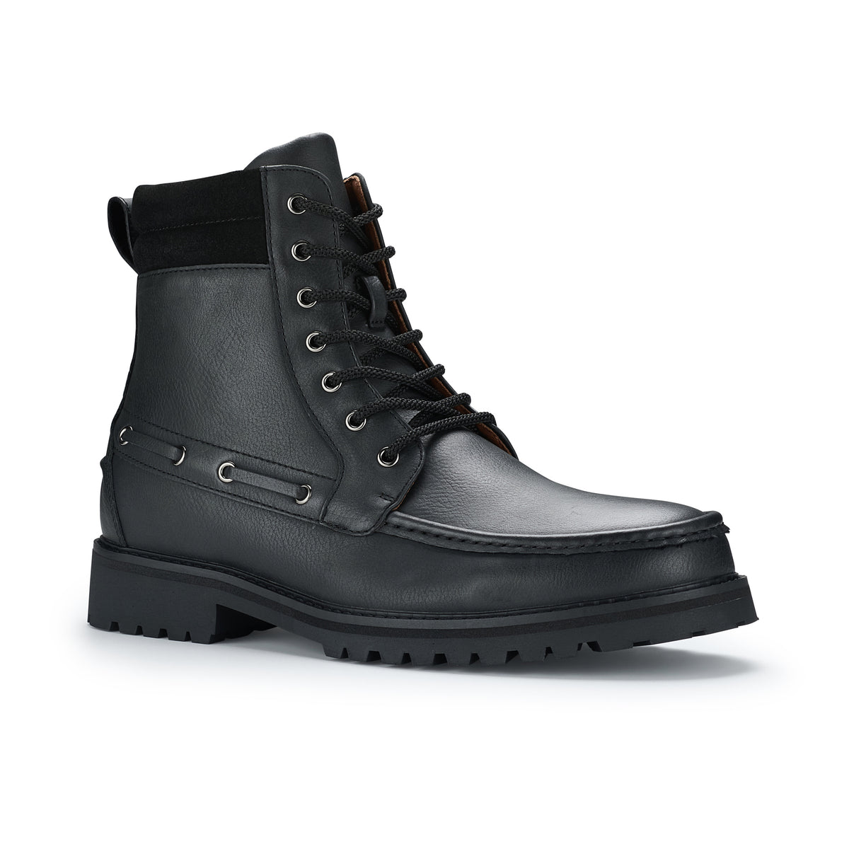 Men's Moc Toe Lace-Up Boots | Trek by Polar Fox | Conal Footwear | Main Angle View