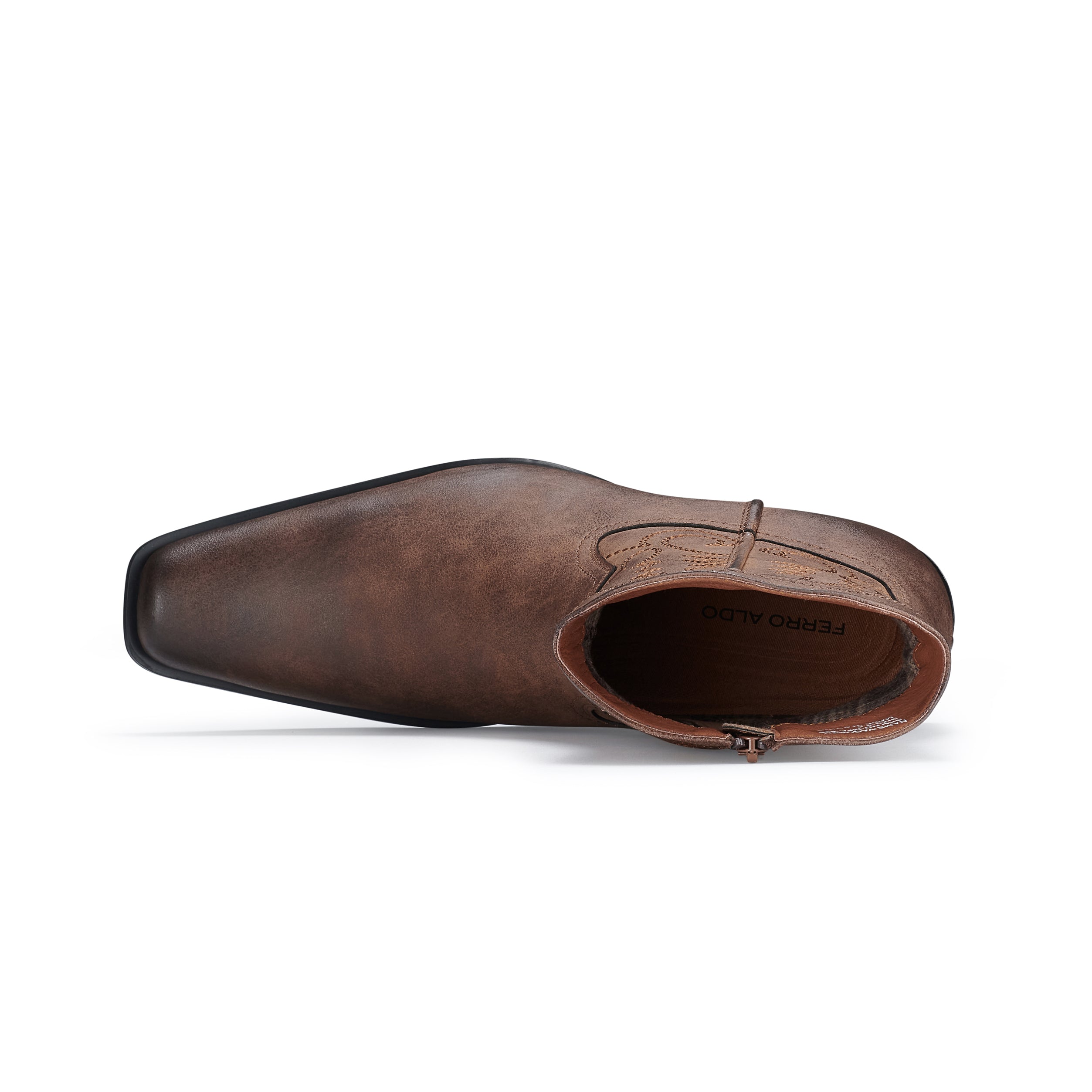 Men's Modern Western Boots | Vaquero by Ferro Aldo | Conal Footwear | Top-Down Angle View