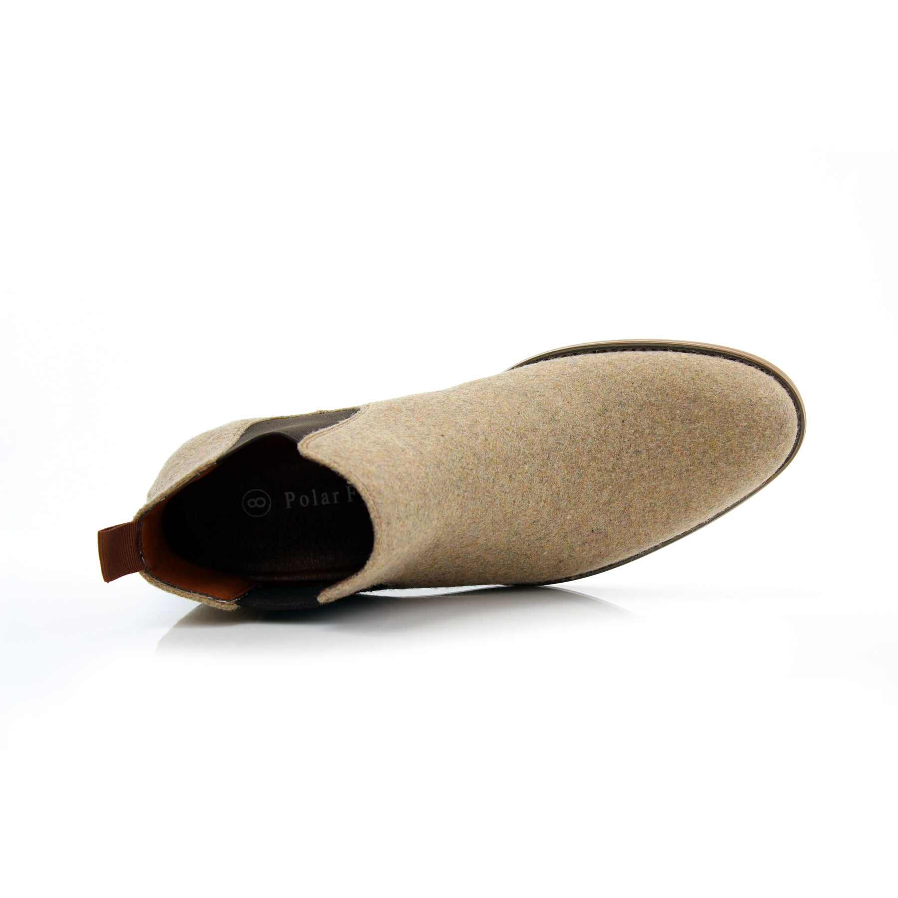 Woolen Chelsea Boots | Barrett by Polar Fox | Conal Footwear | Top-Down Angle View