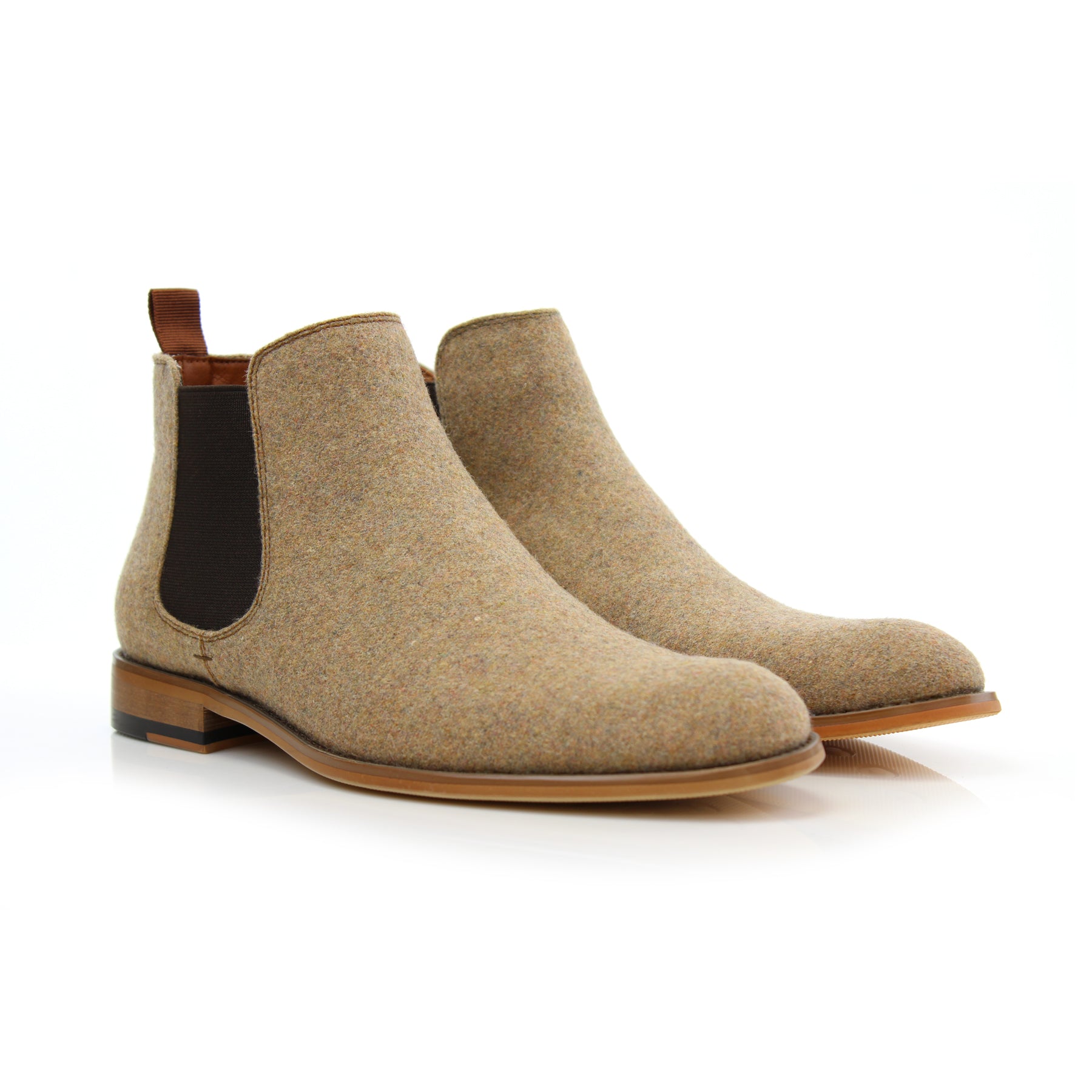 Woolen Chelsea Boots | Barrett by Polar Fox | Conal Footwear | Paired Angle View