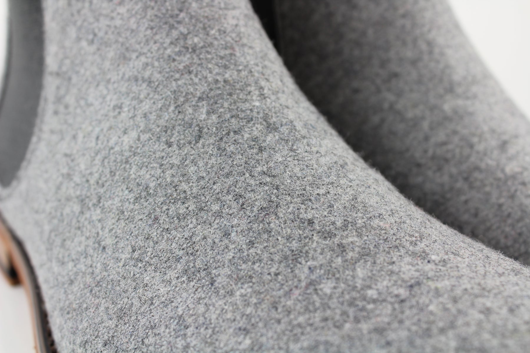 Woolen Chelsea Boots | Barrett by Polar Fox | Conal Footwear | Close Up Front Angle View