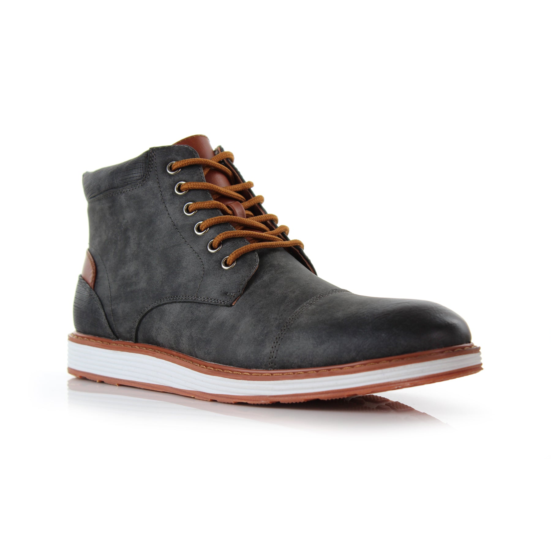 Cap-Toe Ankle Boot Sneakers | Birt by Ferro Aldo | Conal Footwear | Main Angle View
