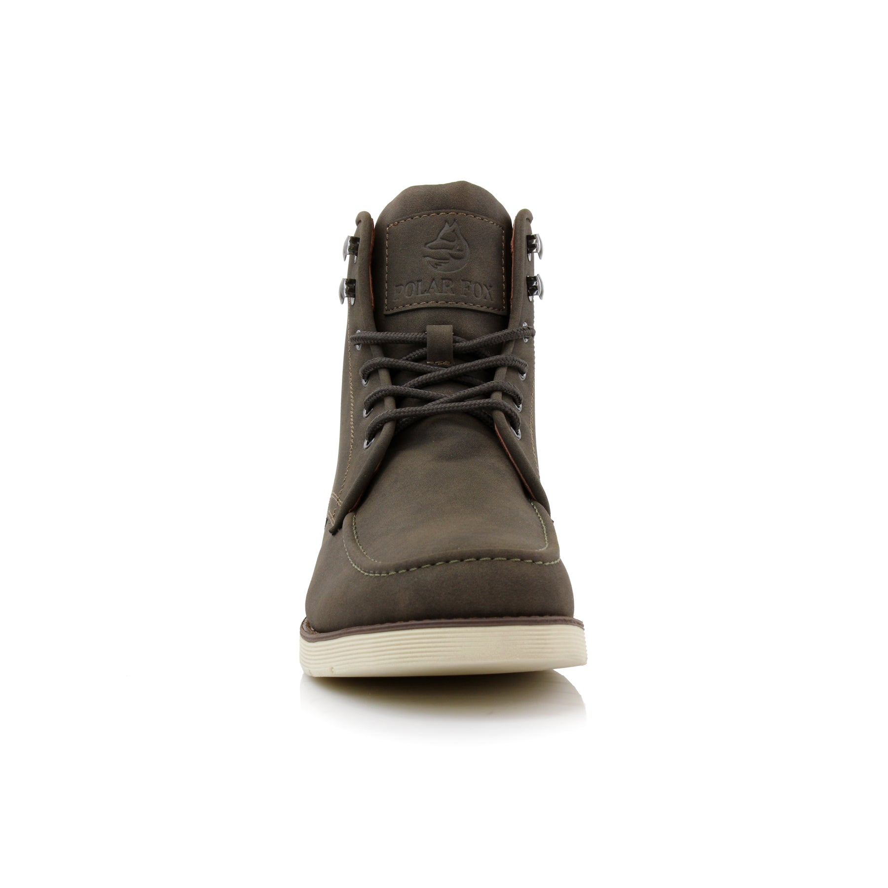 Moc-Toe High-Top Boots | Brixton by Polar Fox | Conal Footwear | Front Angle View