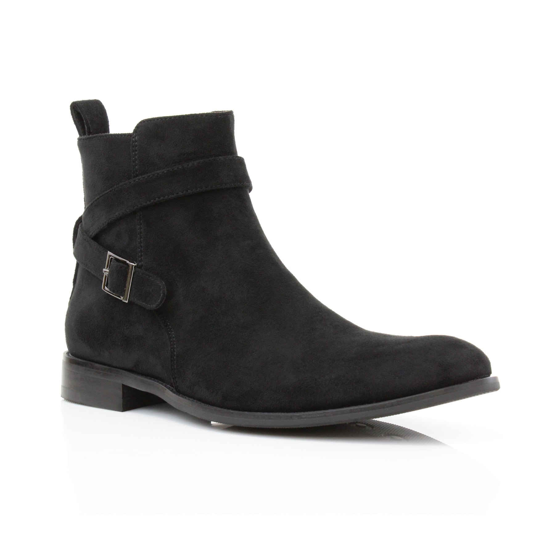 Strapped Suede Chelsea Boots | Derrick by Polar Fox | Conal Footwear | Main Angle View