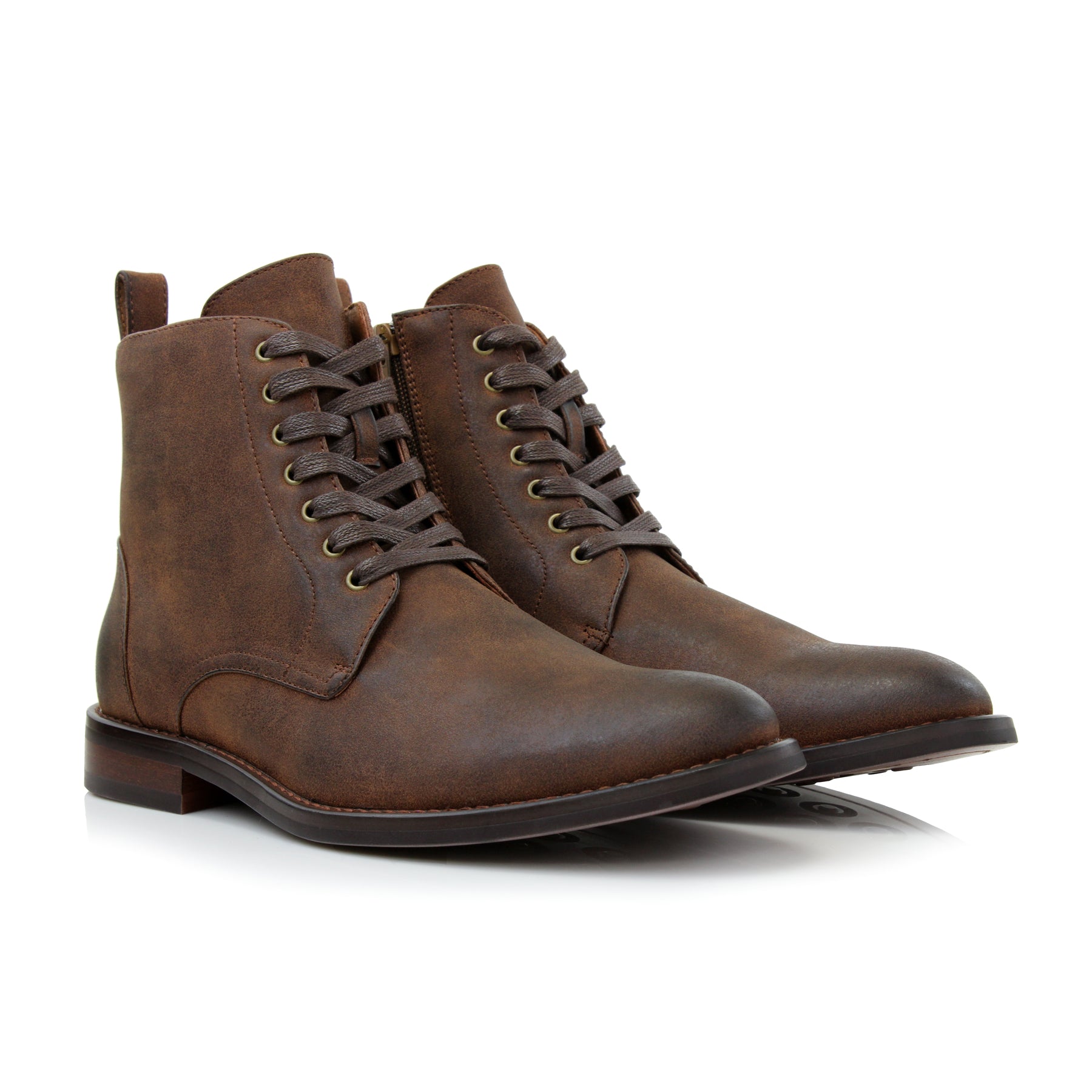 Leather Ankle Boots | Duke by Polar Fox | Conal Footwear | Paired Angle View