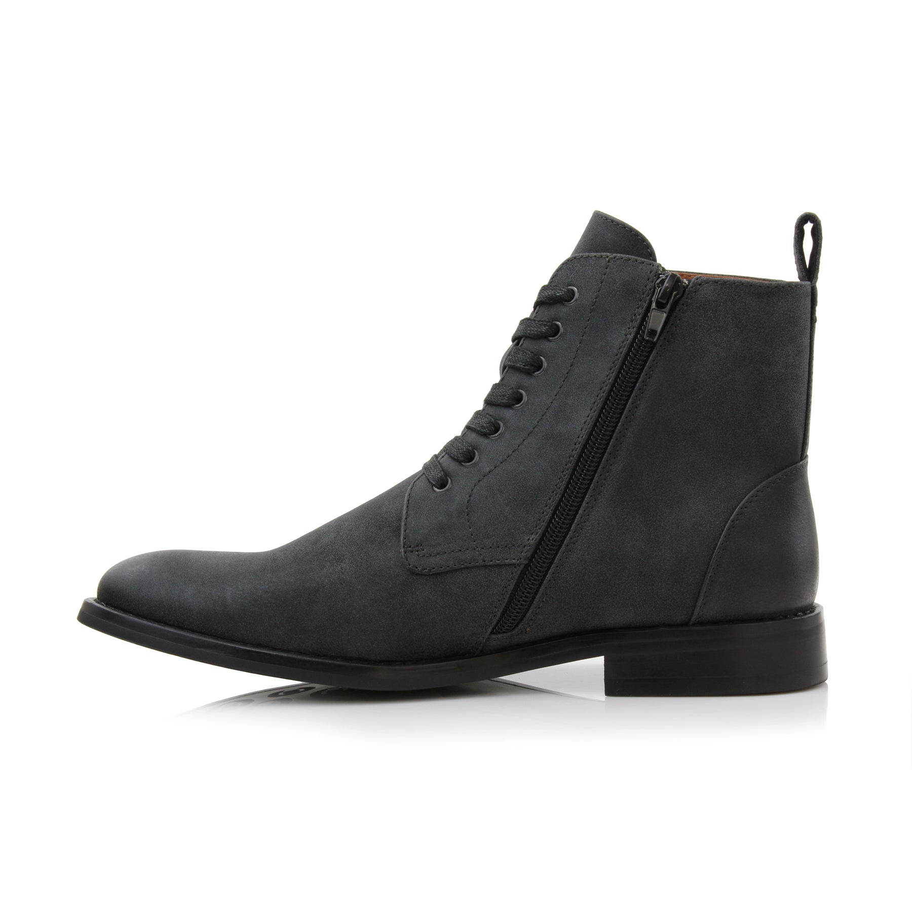 Leather Ankle Boots | Duke by Polar Fox | Conal Footwear | Inner Side Angle View