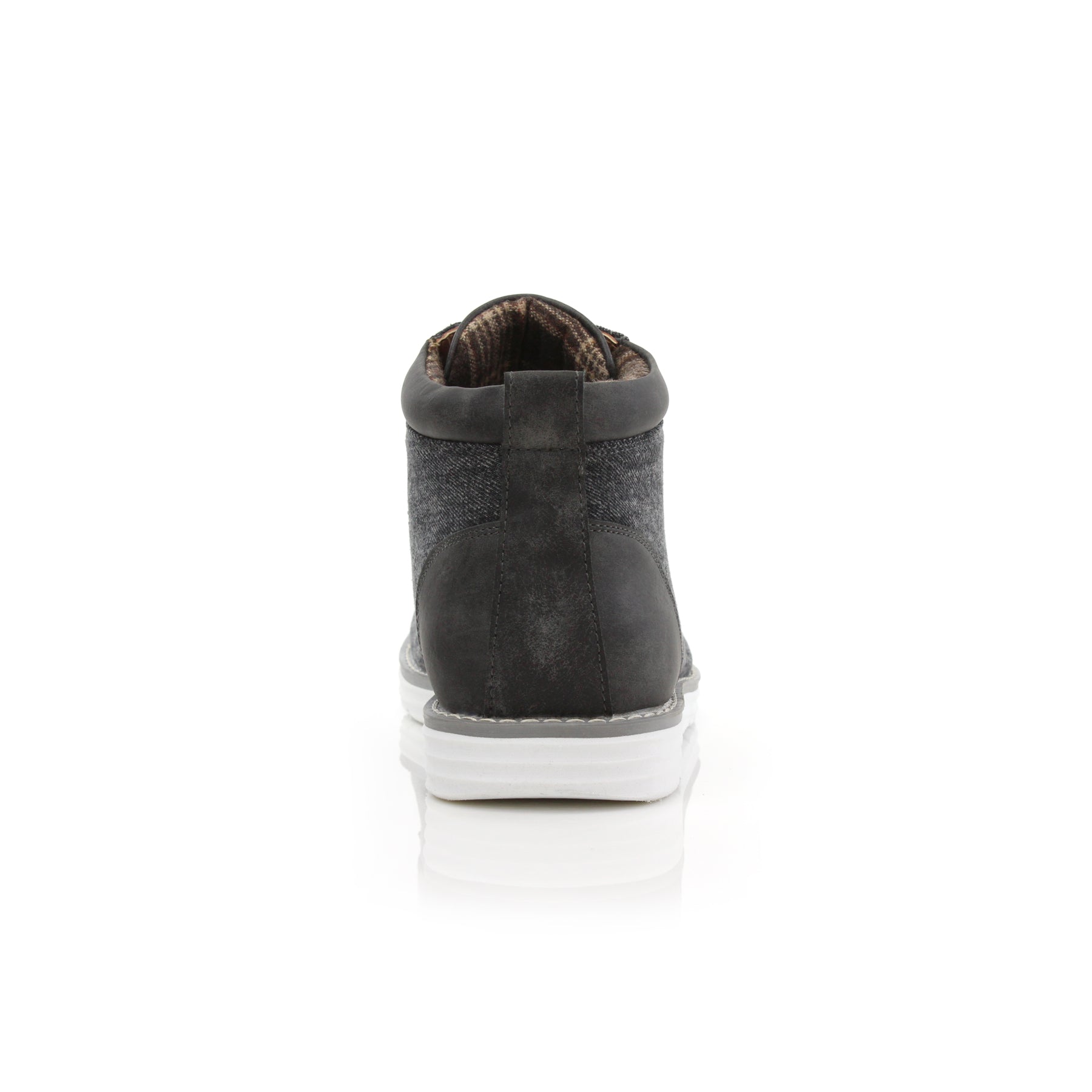 Denim Chukka Sneakers | Dustin by Polar Fox | Conal Footwear | Back Angle View