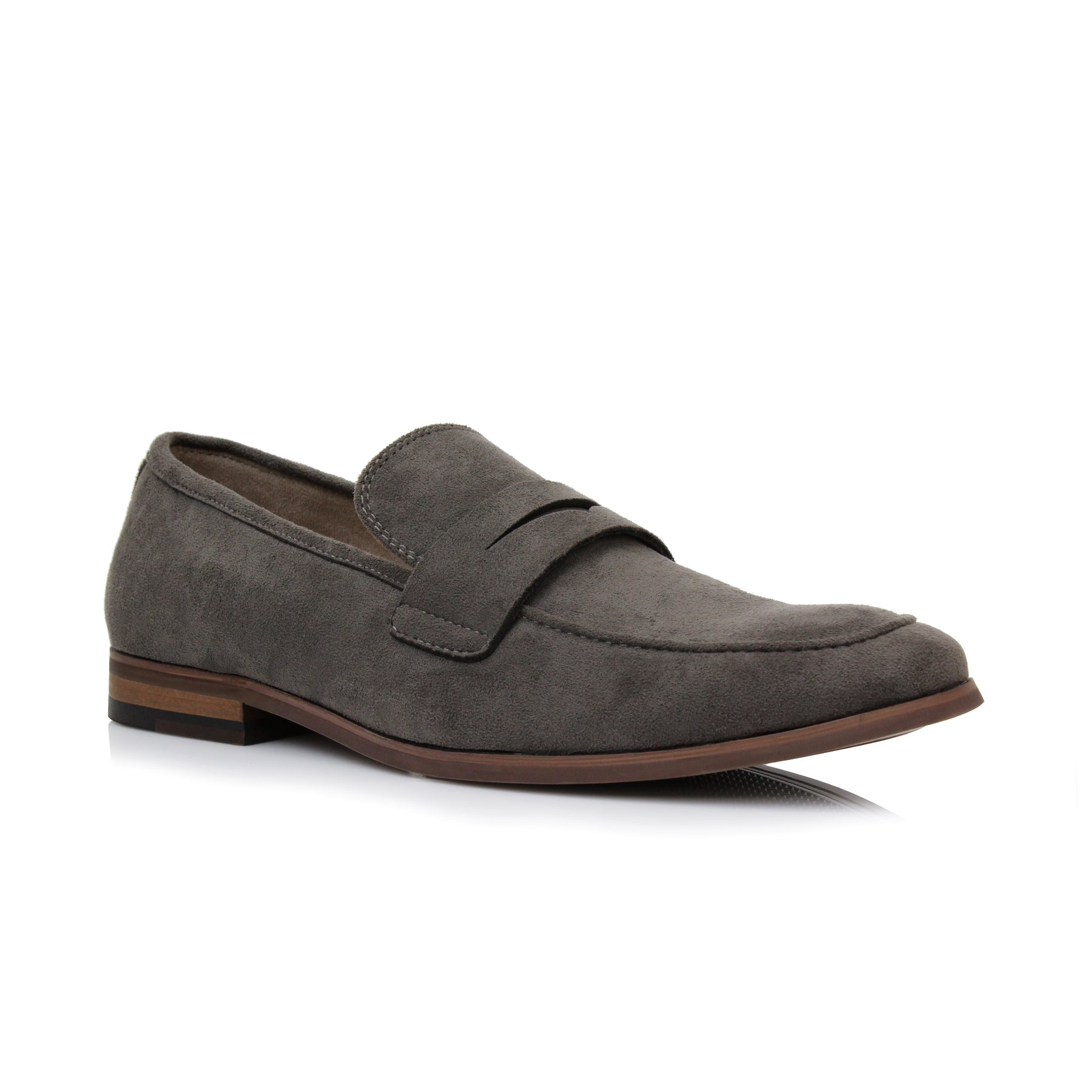 Suede Penny Loafers | Dylan by Ferro Aldo | Conal Footwear | Main Angle View