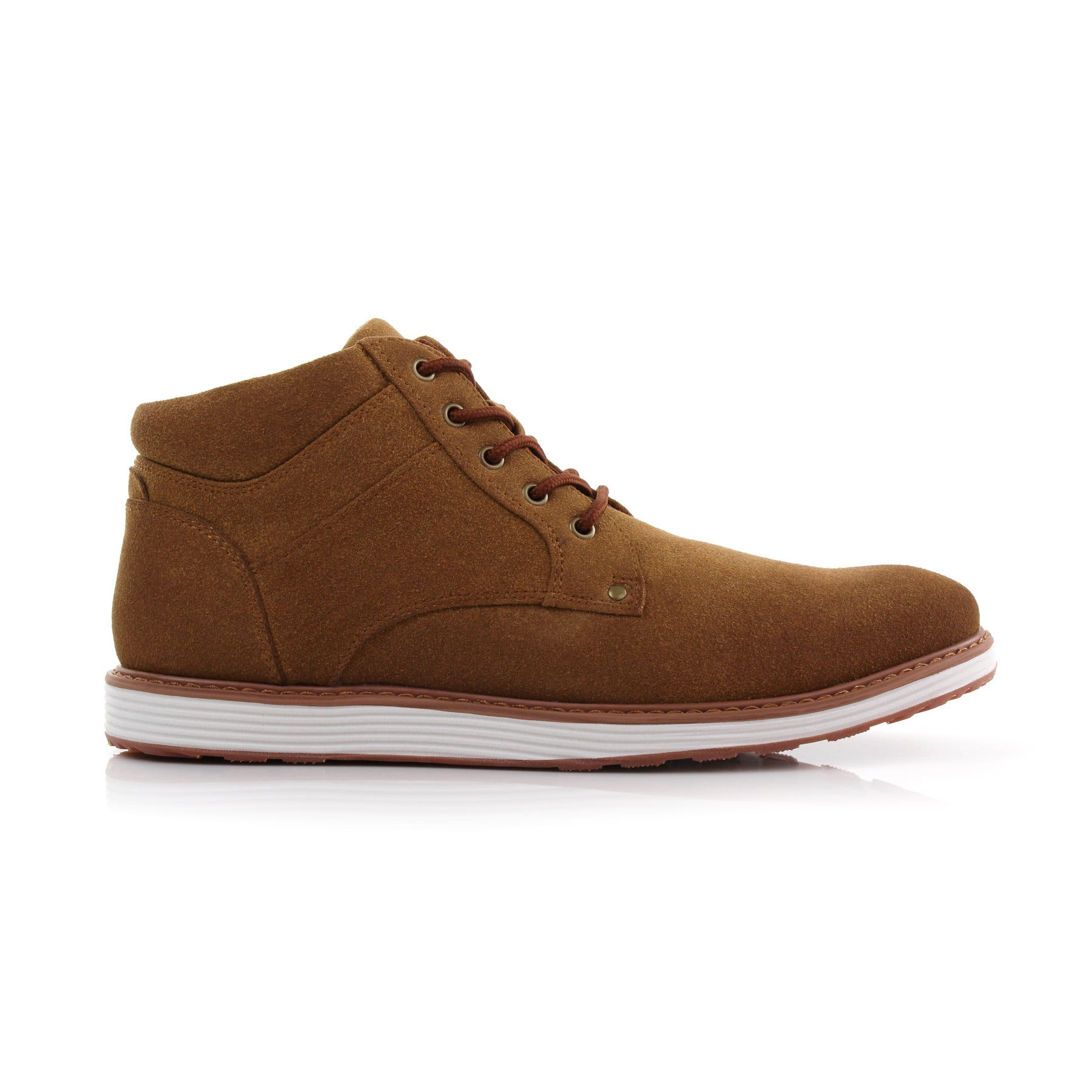 Suede Sneakers | Jax by Ferro Aldo | Conal Footwear | Outer Side Angle View