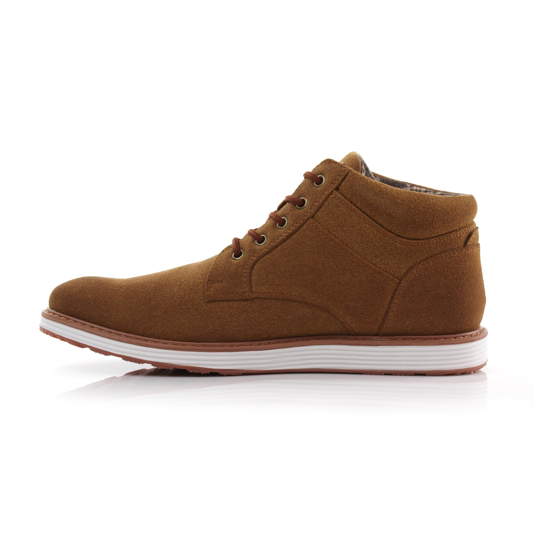 Suede Sneakers | Jax by Ferro Aldo | Conal Footwear | Inner Side Angle View