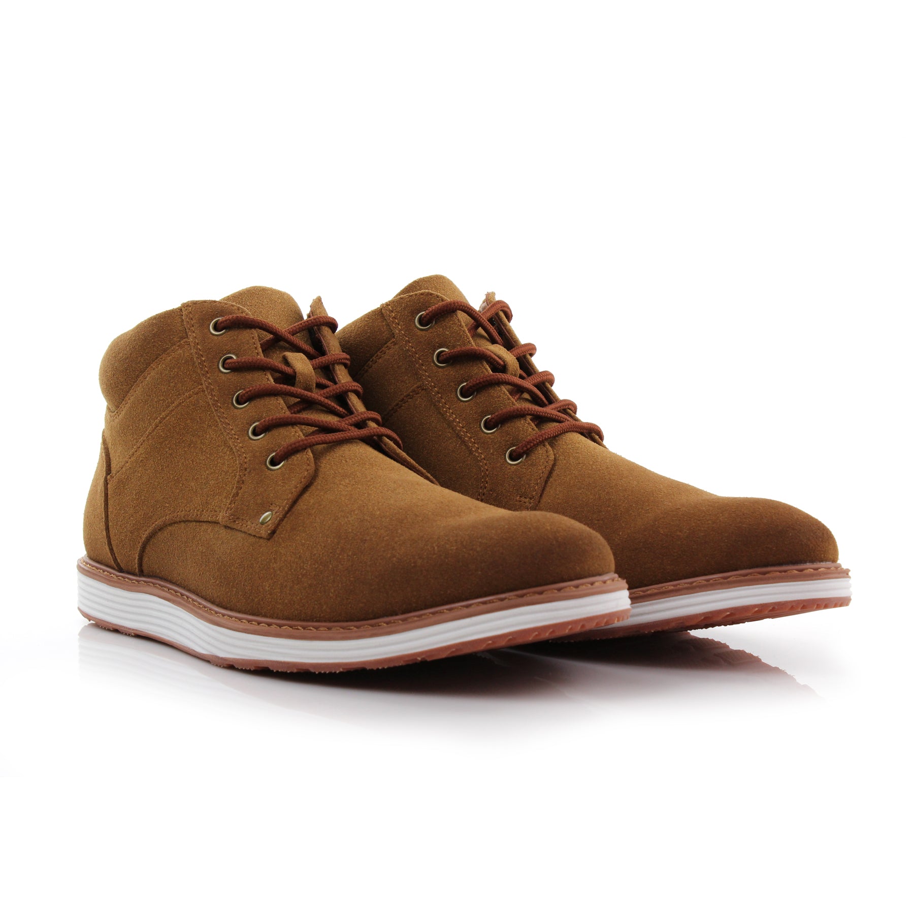 Suede Sneakers | Jax by Ferro Aldo | Conal Footwear | Paired Angle View