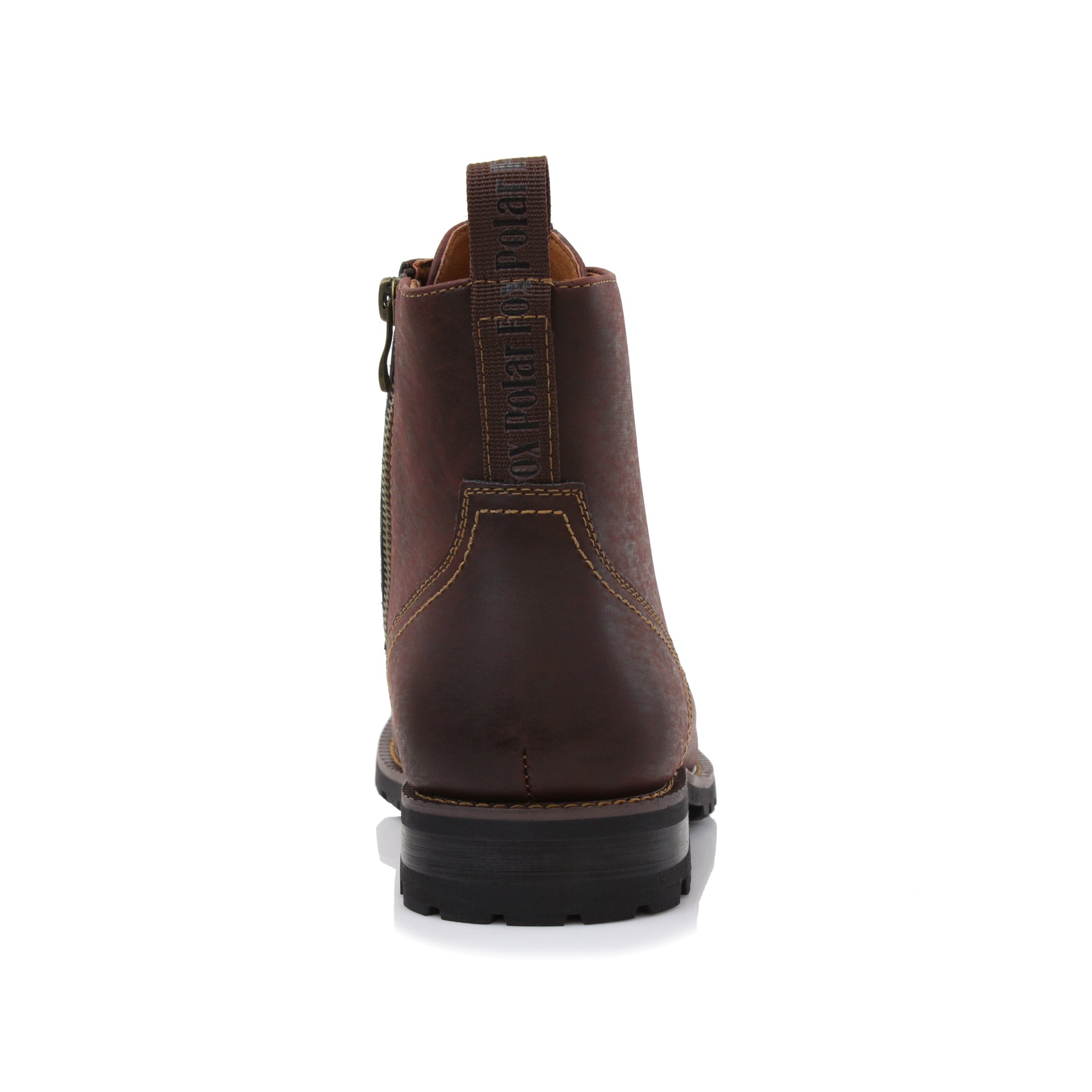 Classic Motorcycle Classic Boots | Knoxville by Polar Fox | Conal Footwear | Back Angle View