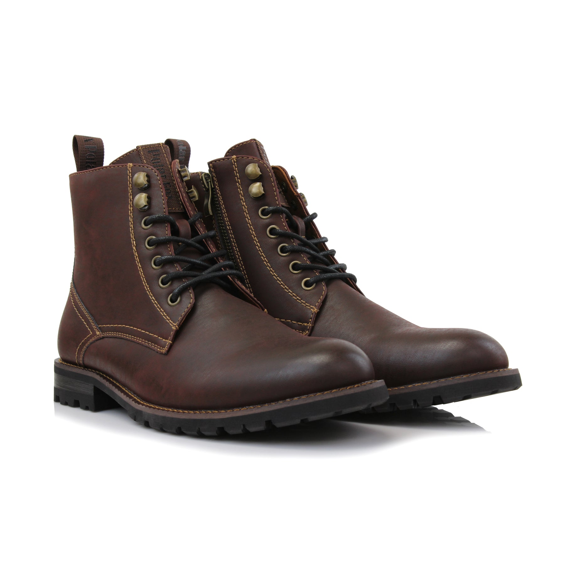 Classic Motorcycle Classic Boots | Knoxville by Polar Fox | Conal Footwear | Paired Angle View