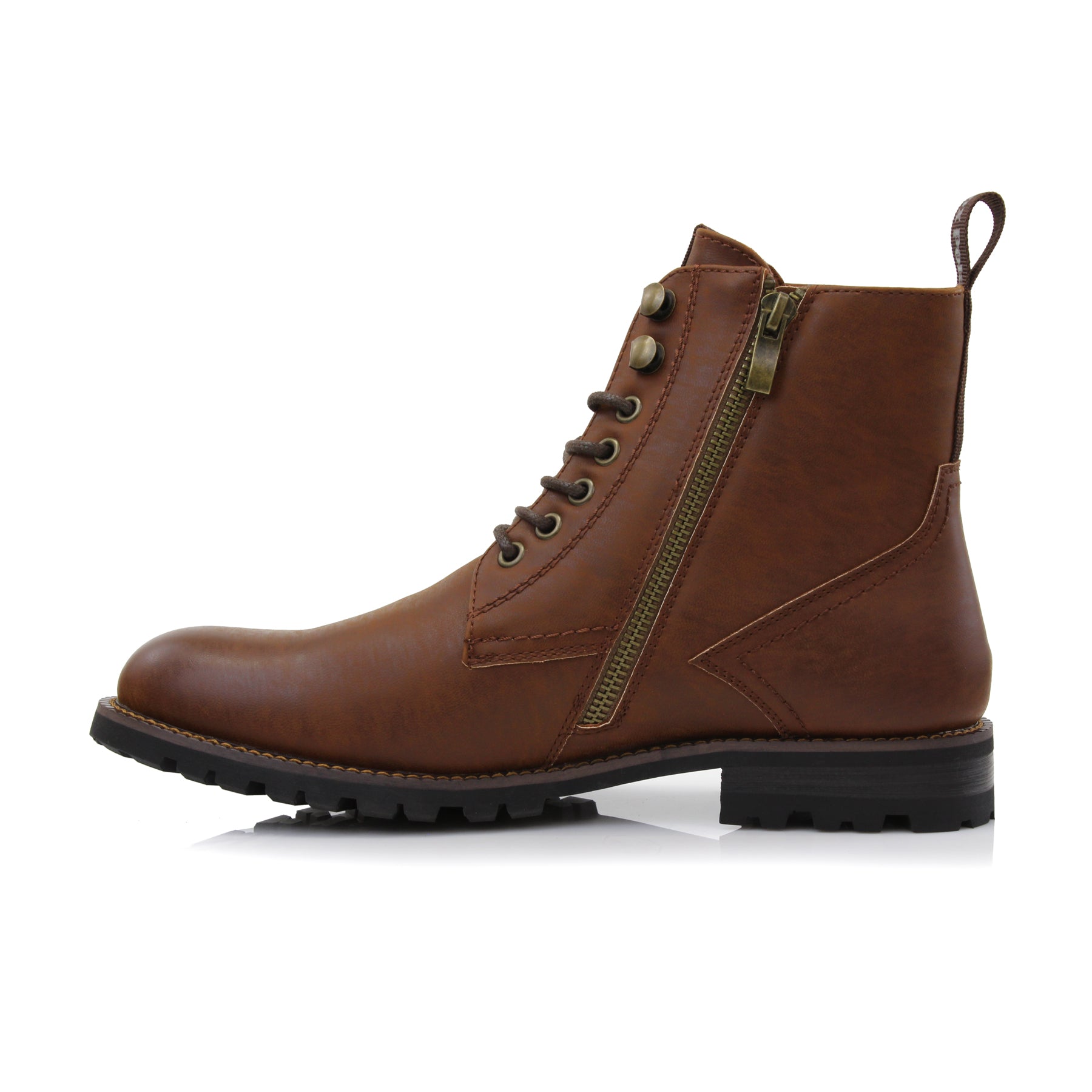Classic Motorcycle Classic Boots | Knoxville by Polar Fox | Conal Footwear | Inner Side Angle View