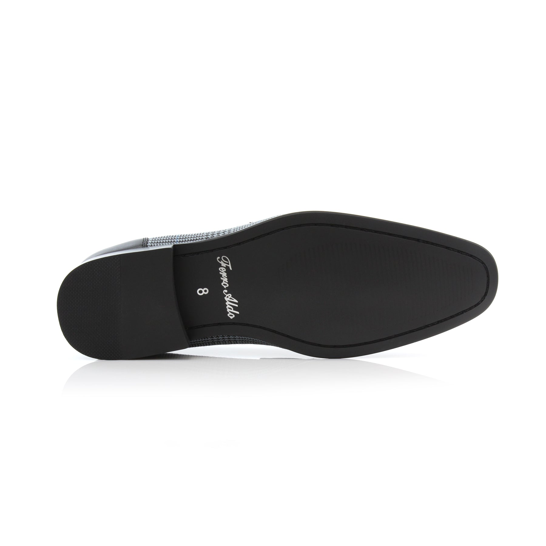Plaid Loafers | Sidney by Ferro Aldo | Conal Footwear | Bottom Sole Angle View