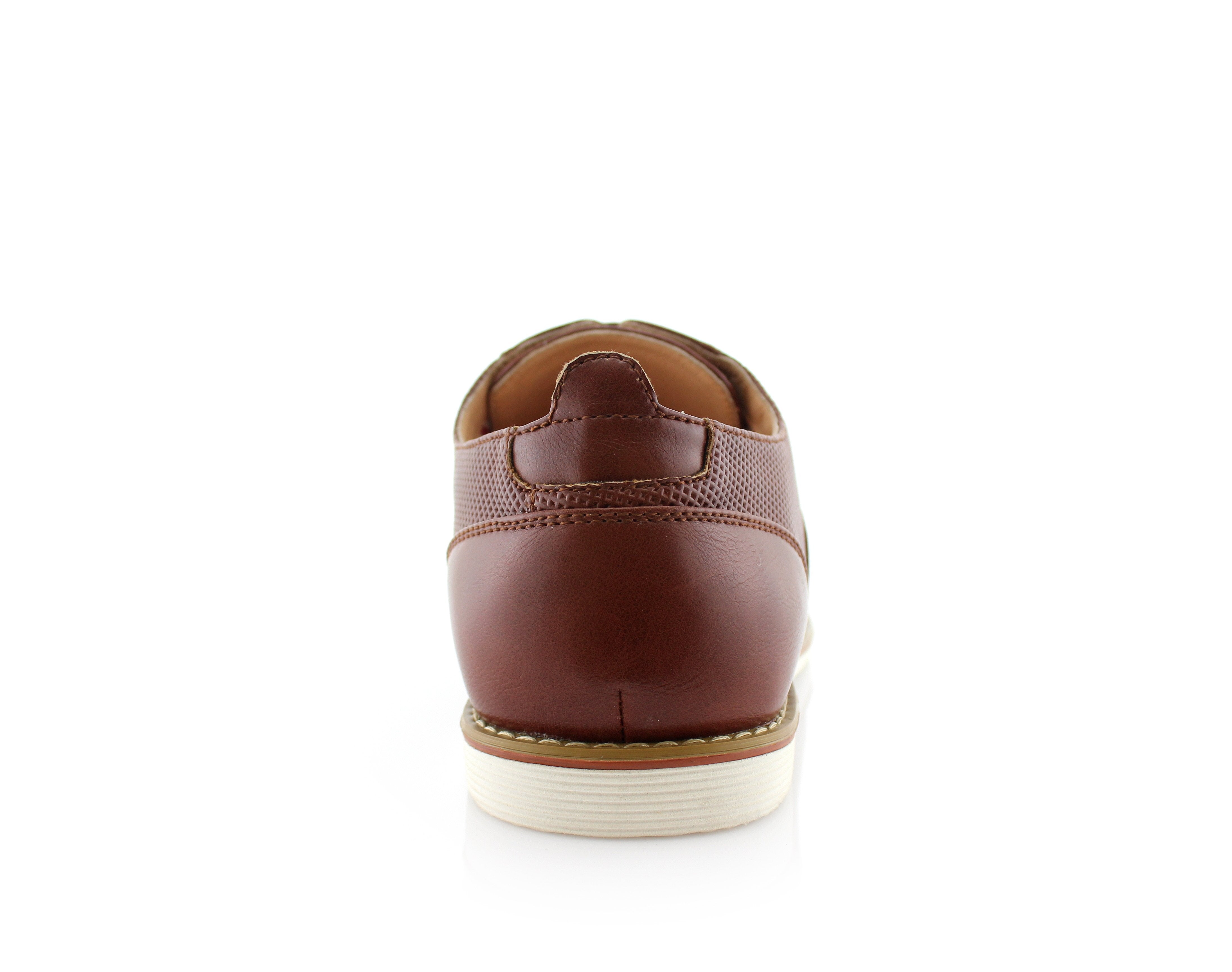 Embossed Cap-Toe Oxfords | Marshall by Ferro Aldo | Conal Footwear | Back Angle View