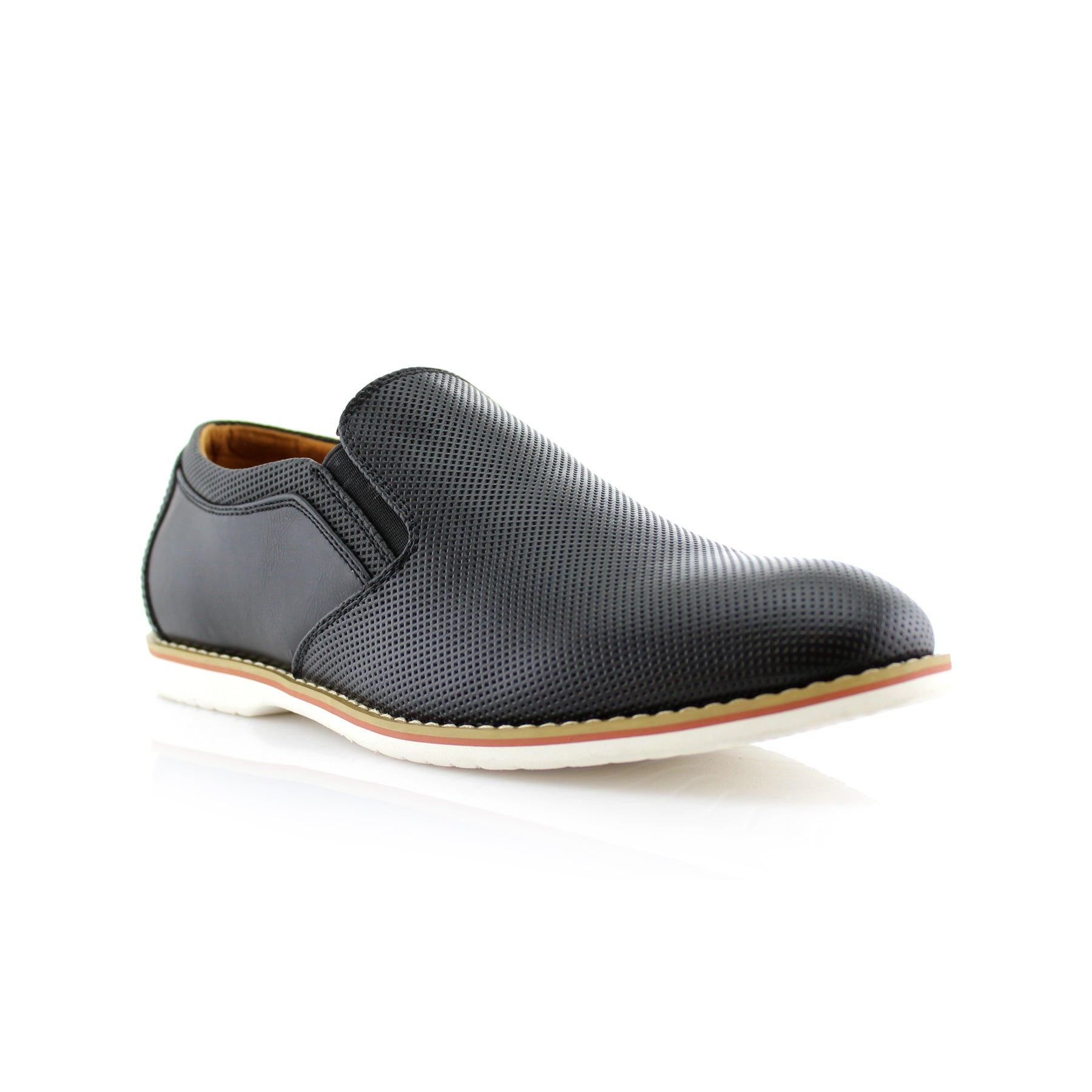 Embossed Faux Leather Loafers | Elite by Polar Fox | Conal Footwear | Main Angle View