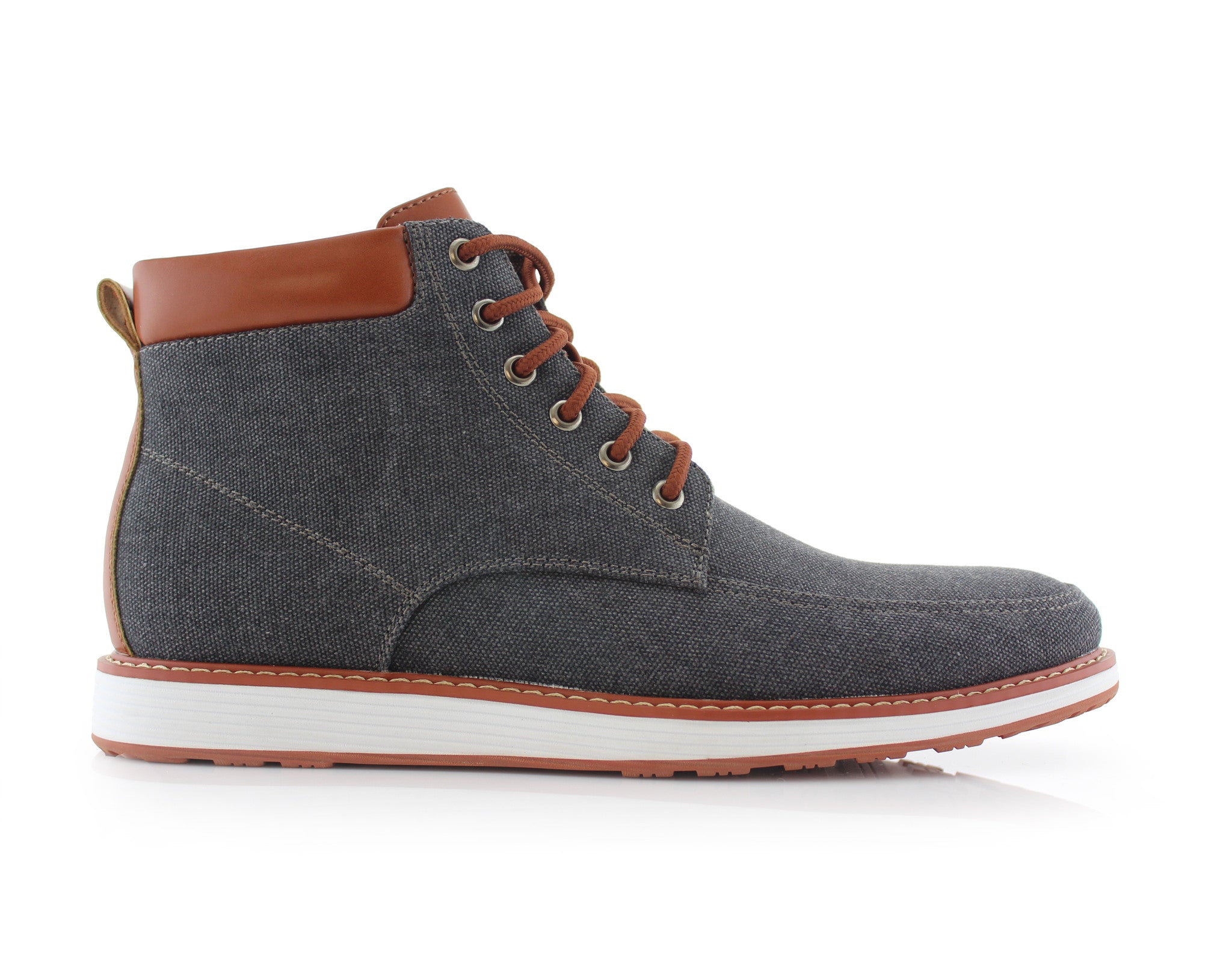 Two-Toned Sneaker Boots | Melvin by Ferro Aldo | Conal Footwear | Outer Side Angle View