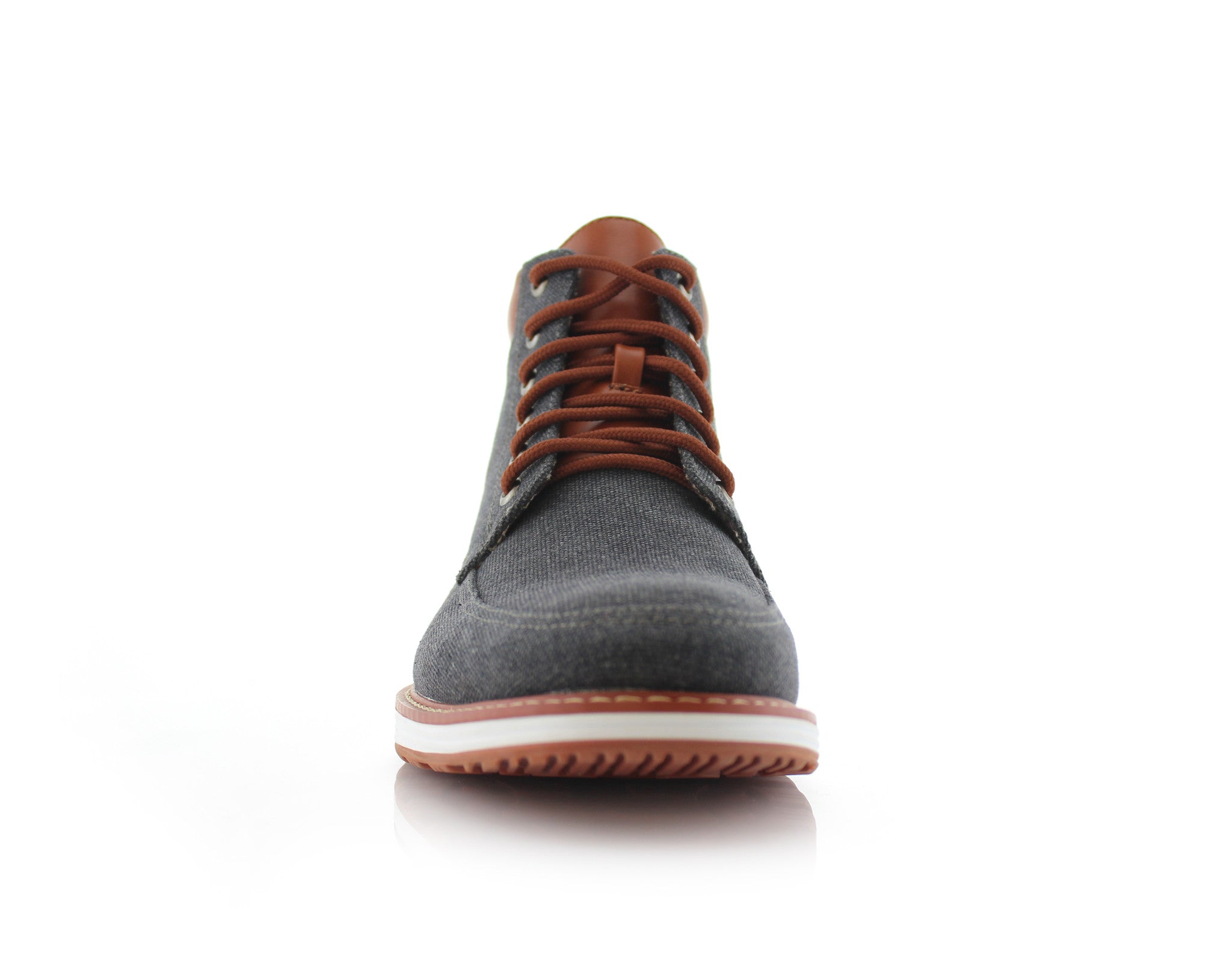 Two-Toned Sneaker Boots | Melvin by Ferro Aldo | Conal Footwear | Front Angle View