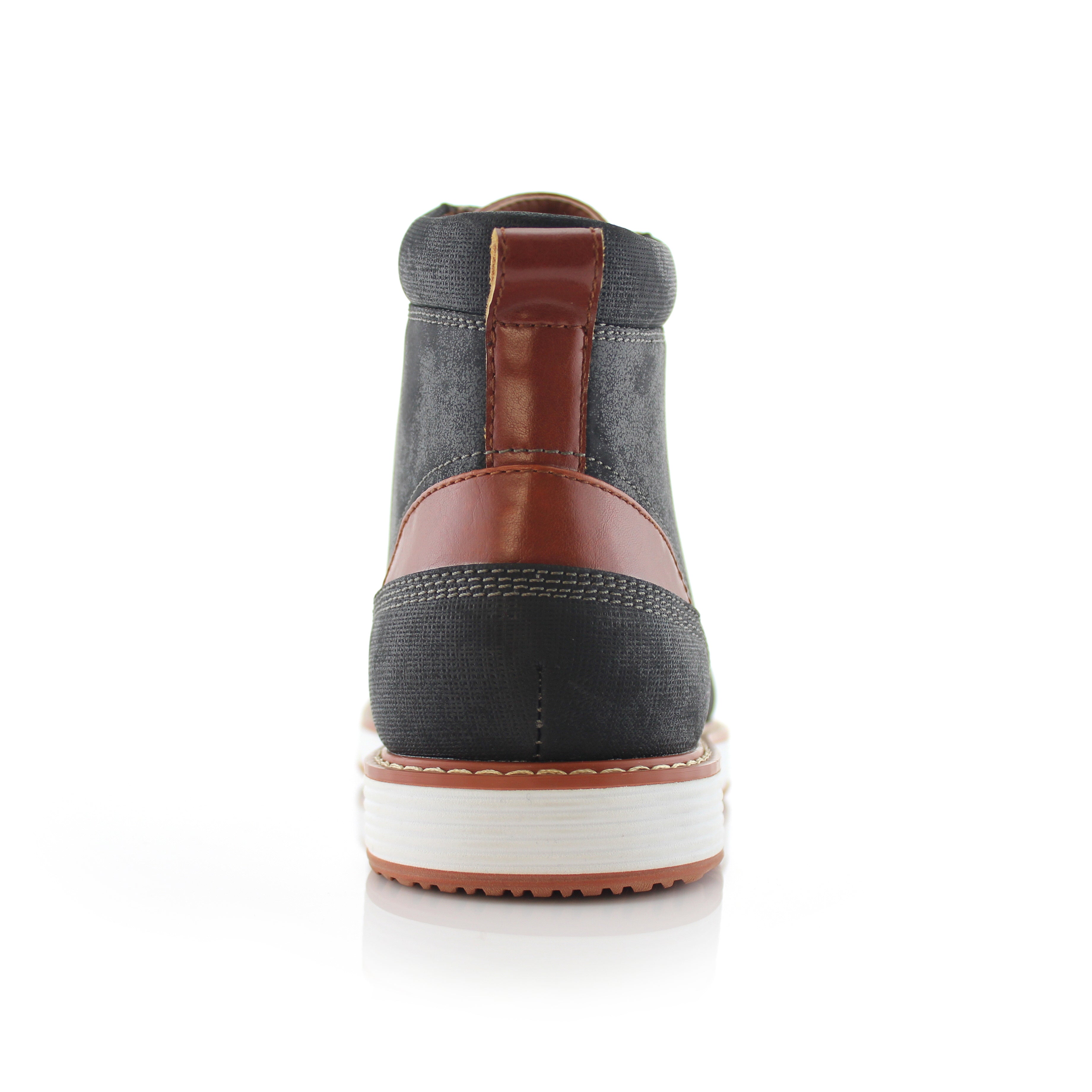 Cap-Toe Ankle Boot Sneakers | Birt by Ferro Aldo | Conal Footwear | Back Angle View