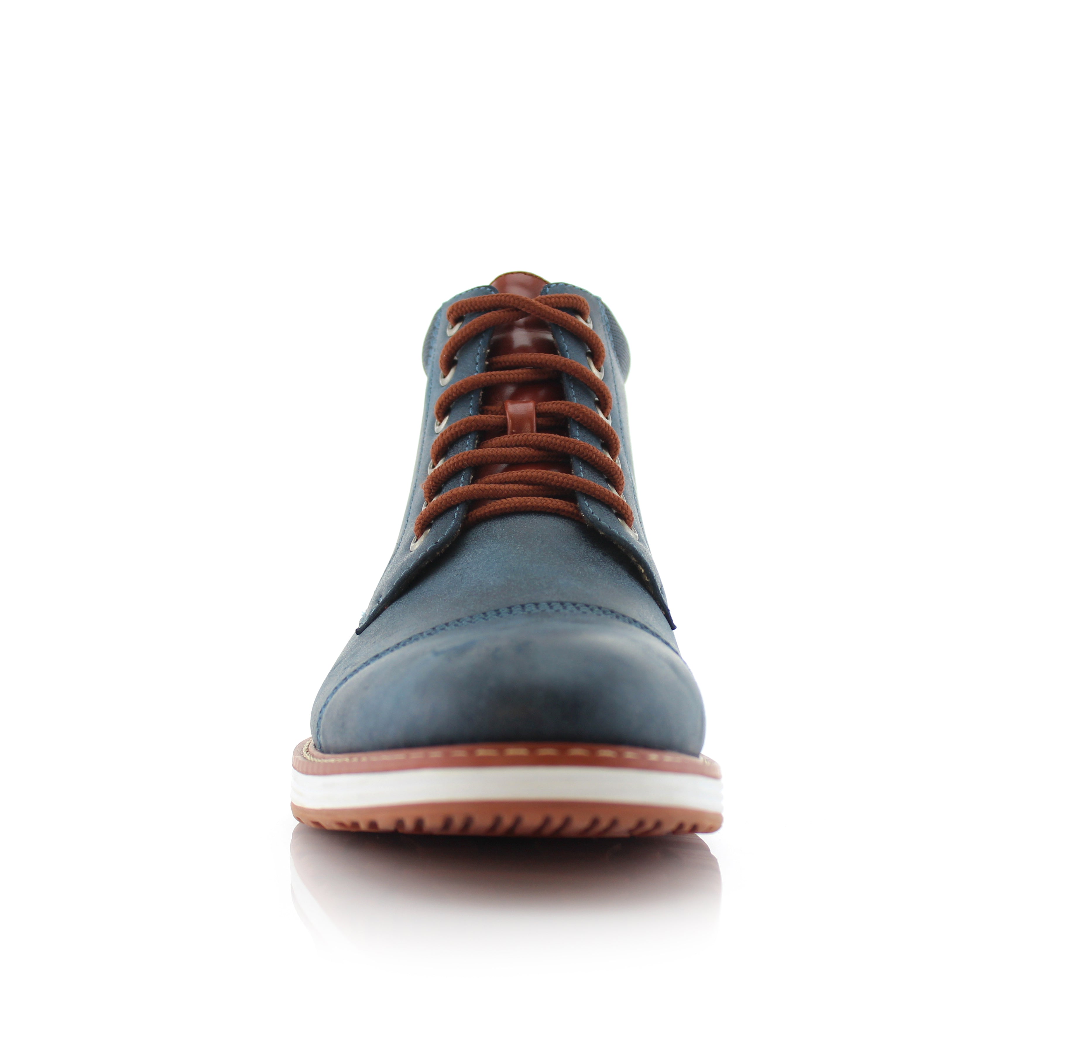 Cap-Toe Ankle Boot Sneakers | Birt by Ferro Aldo | Conal Footwear | Front Angle View