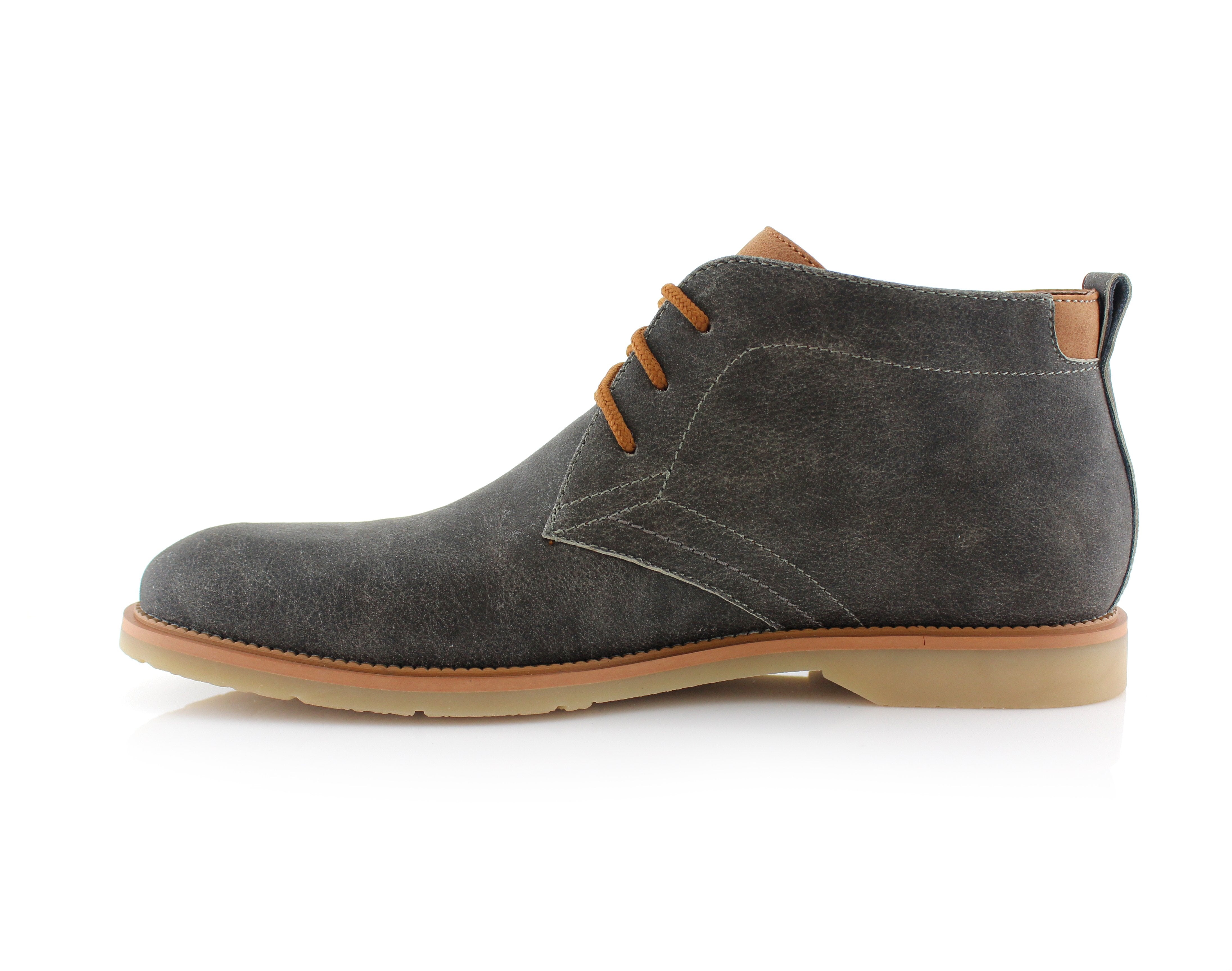 Two-Toned Chukka Boots | Marvin by Ferro Aldo | Conal Footwear | Inner Side Angle View