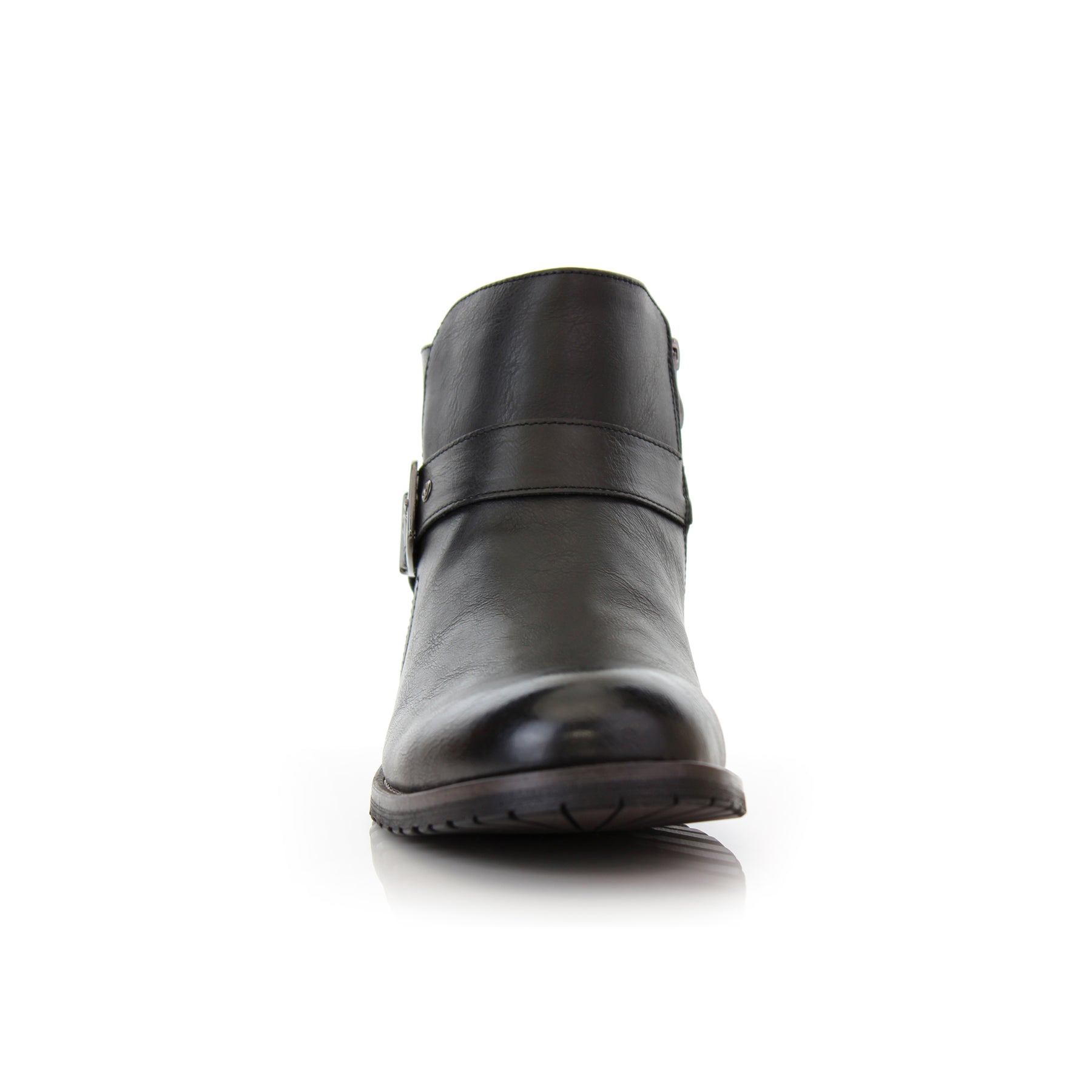 Slip-On Buckle Chelsea Boots | Dalton by Ferro Aldo | Conal Footwear | Front Angle View
