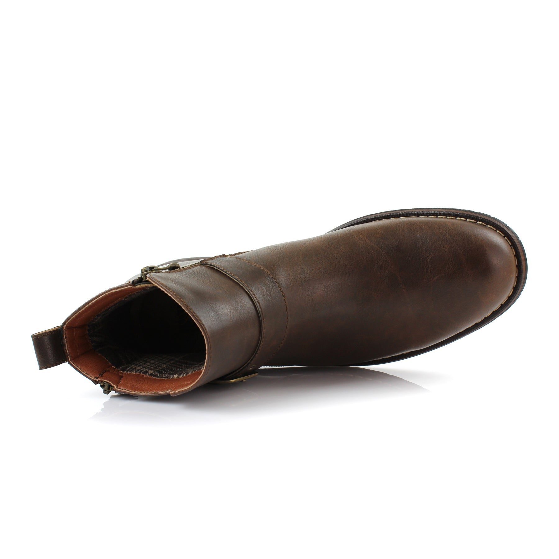 Slip-On Buckle Chelsea Boots | Dalton by Ferro Aldo | Conal Footwear | Top-Down Angle View