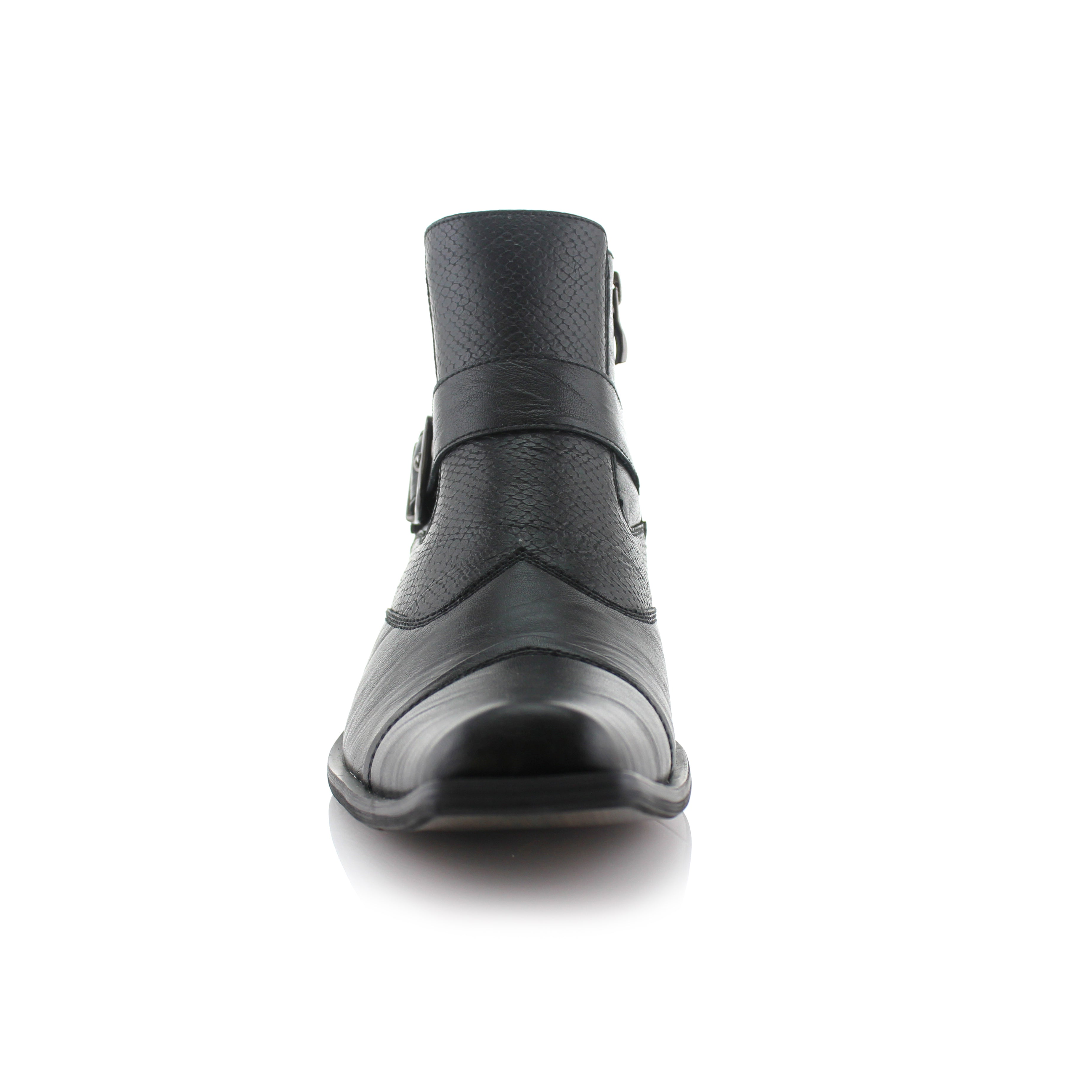 Snake Hide Embossed Cowboy Boots | Alejandro by Ferro Aldo | Conal Footwear | Front Angle View