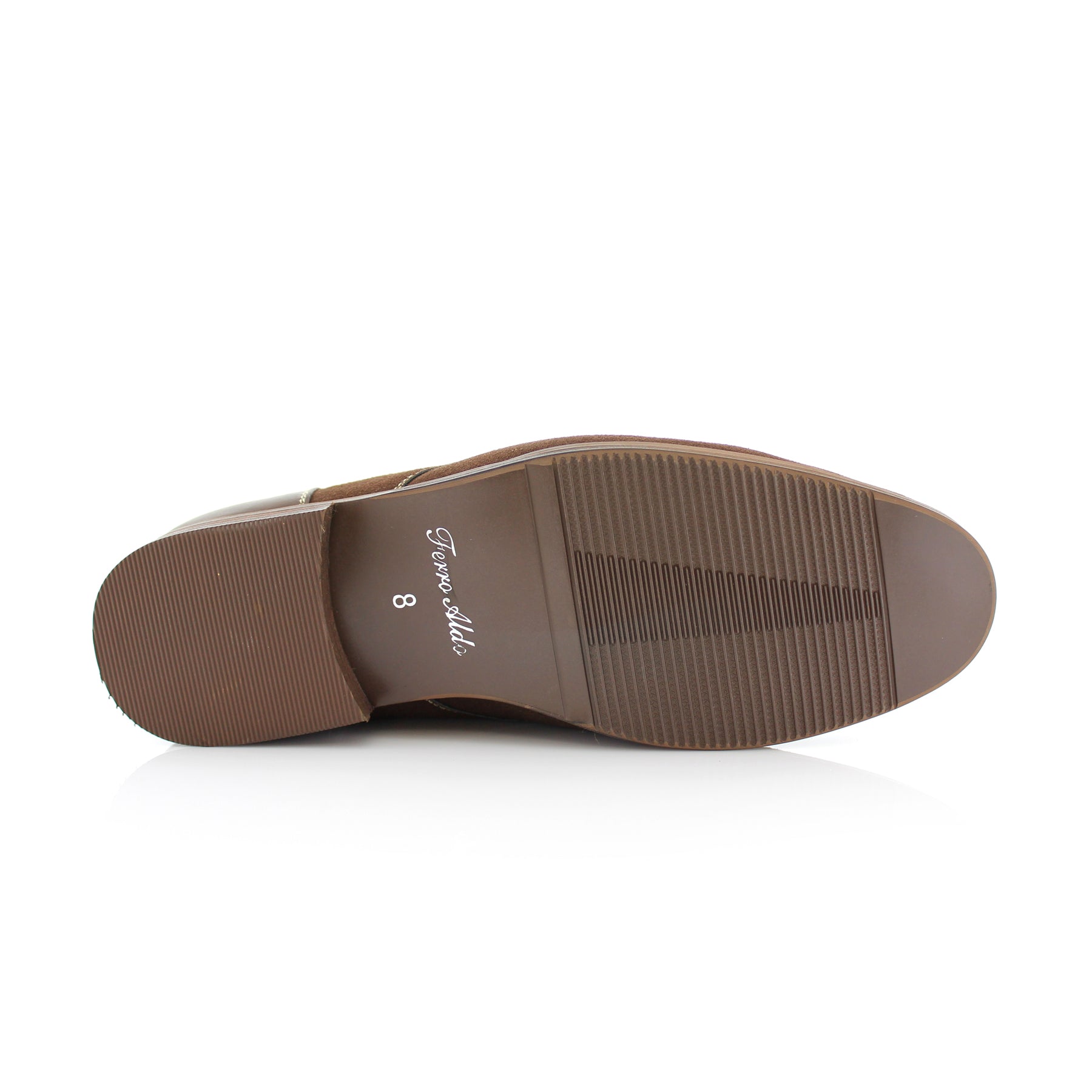 Suede Chukka Boots | Raymond by Ferro Aldo | Conal Footwear | Bottom Sole Angle View