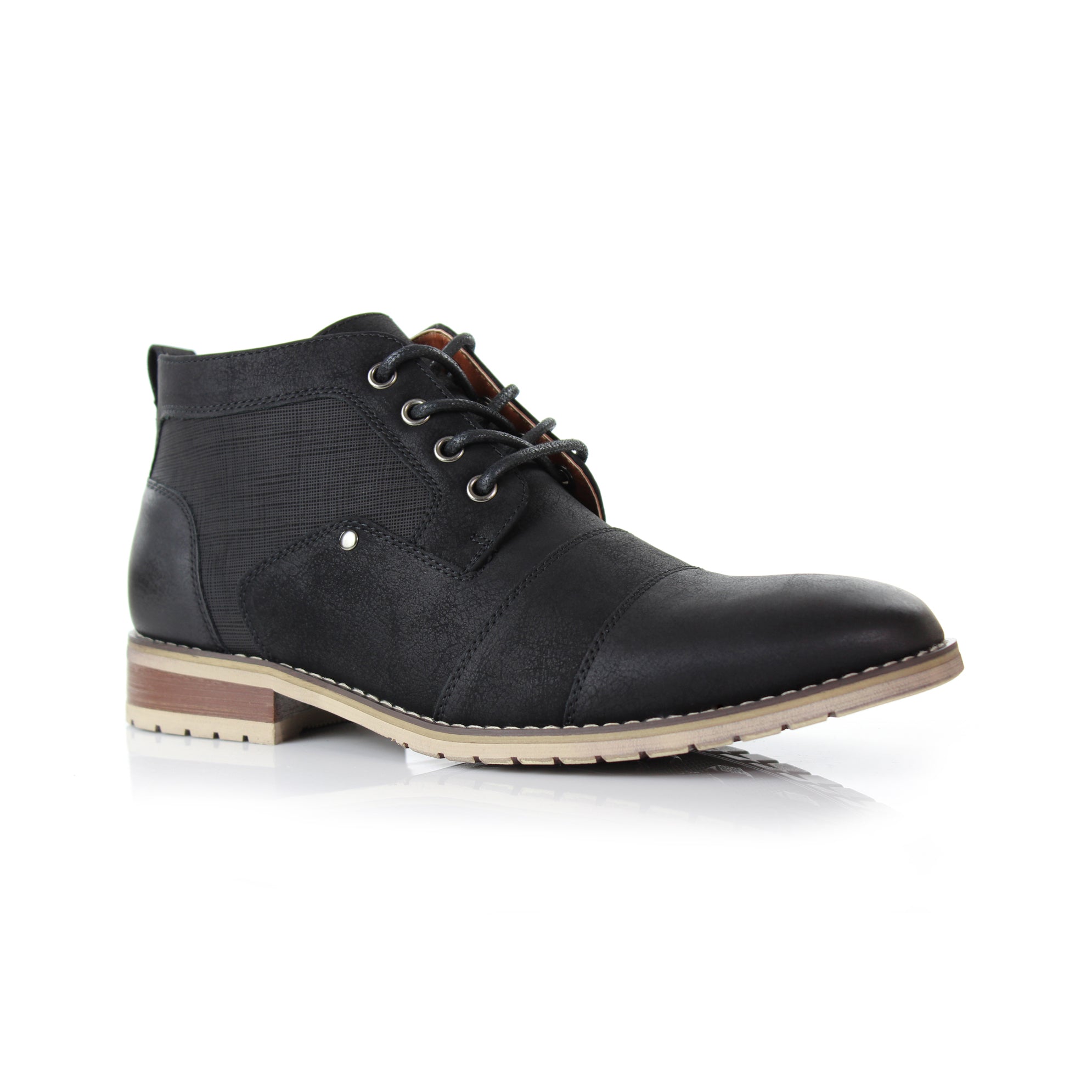 Mid-Top Zipper Boots | Blaine by Ferro Aldo | Conal Footwear | Main Angle View