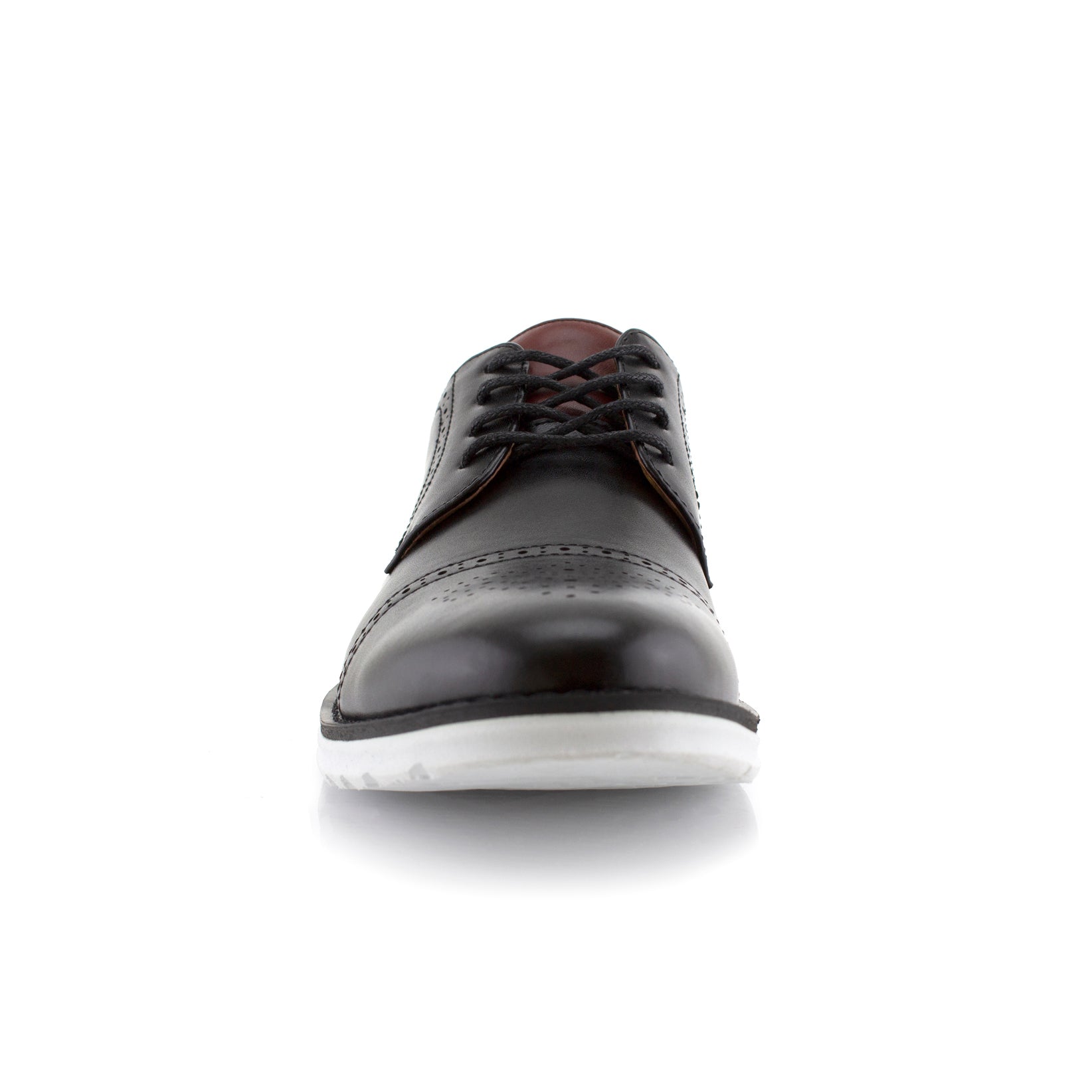 Burnished Brogue Derby Sneakers | Kenneth by Polar Fox | Conal Footwear | Front Angle View