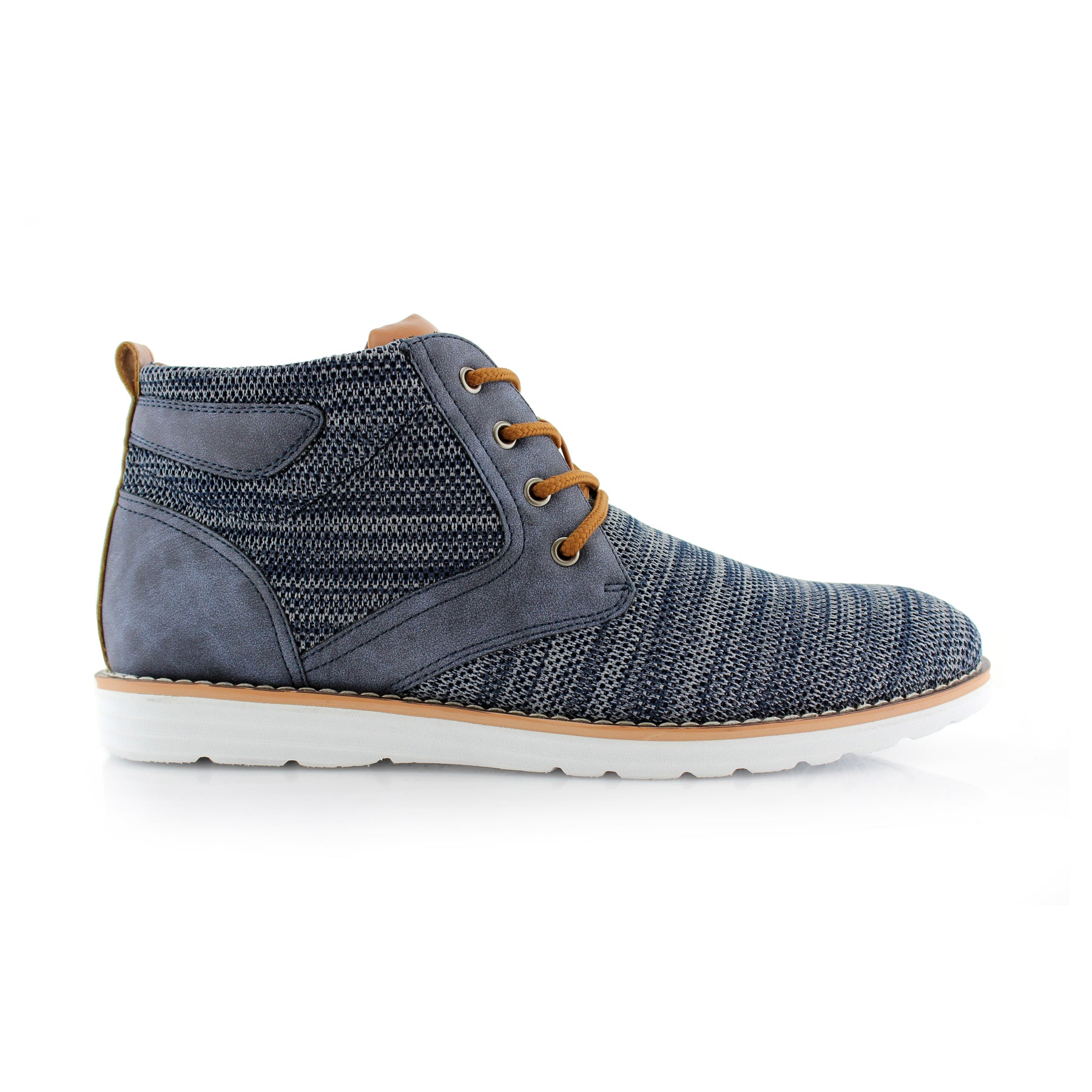 Duo-textured Sneaker Chukka Boots | Bohort by Polar Fox | Conal Footwear | Outer Side Angle View
