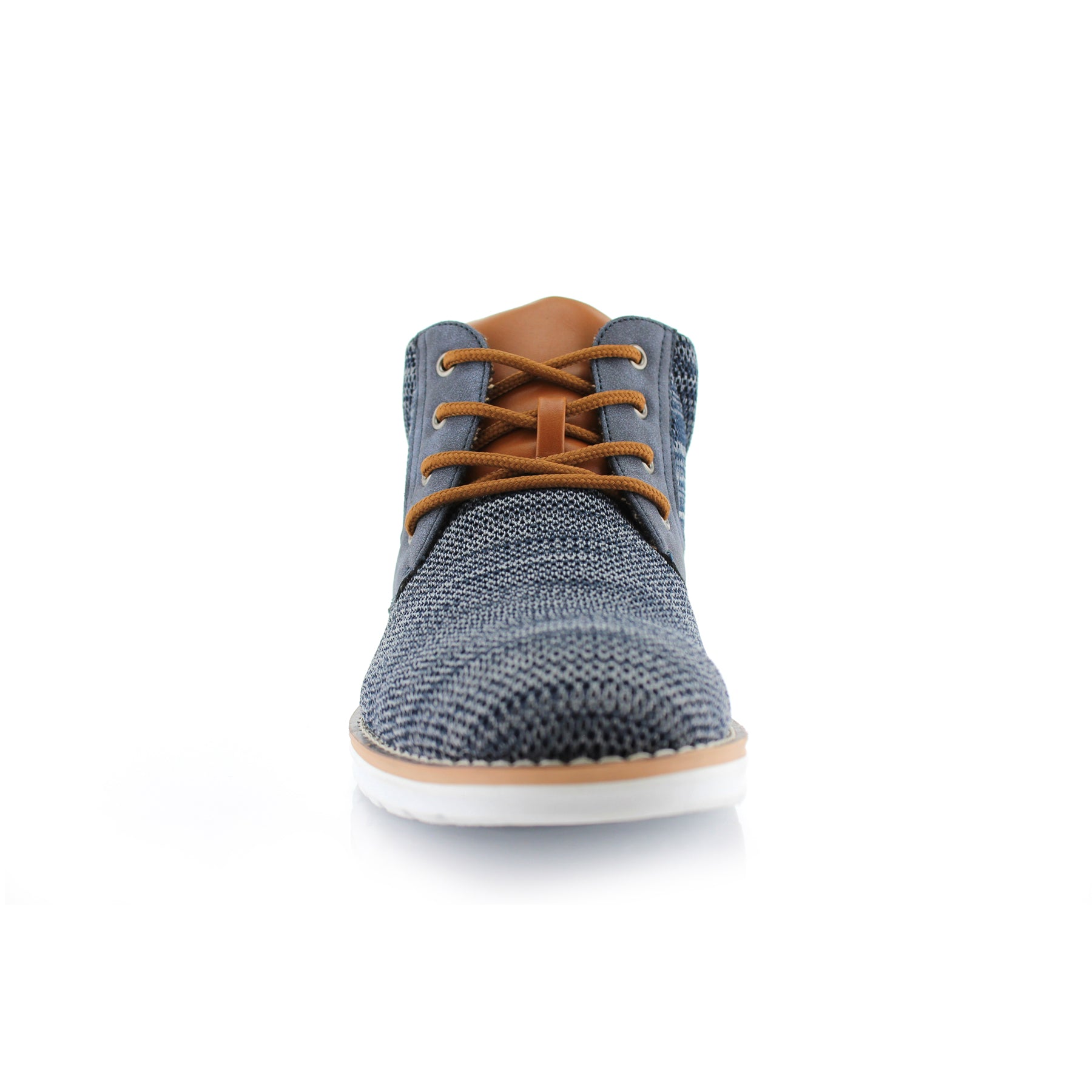 Duo-textured Sneaker Chukka Boots | Bohort by Polar Fox | Conal Footwear | Front Angle View