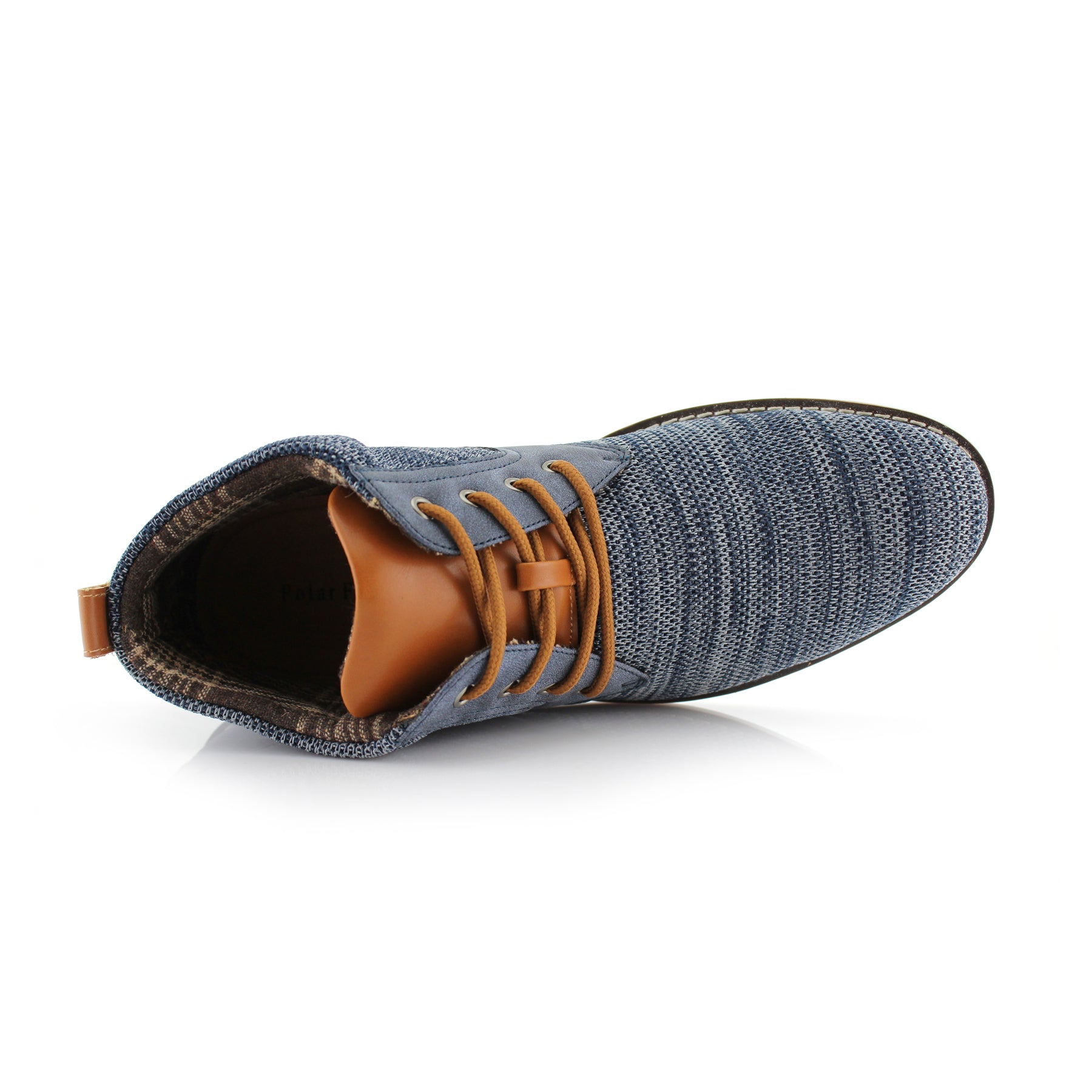 Duo-textured Sneaker Chukka Boots | Bohort by Polar Fox | Conal Footwear | Top-Down Angle View