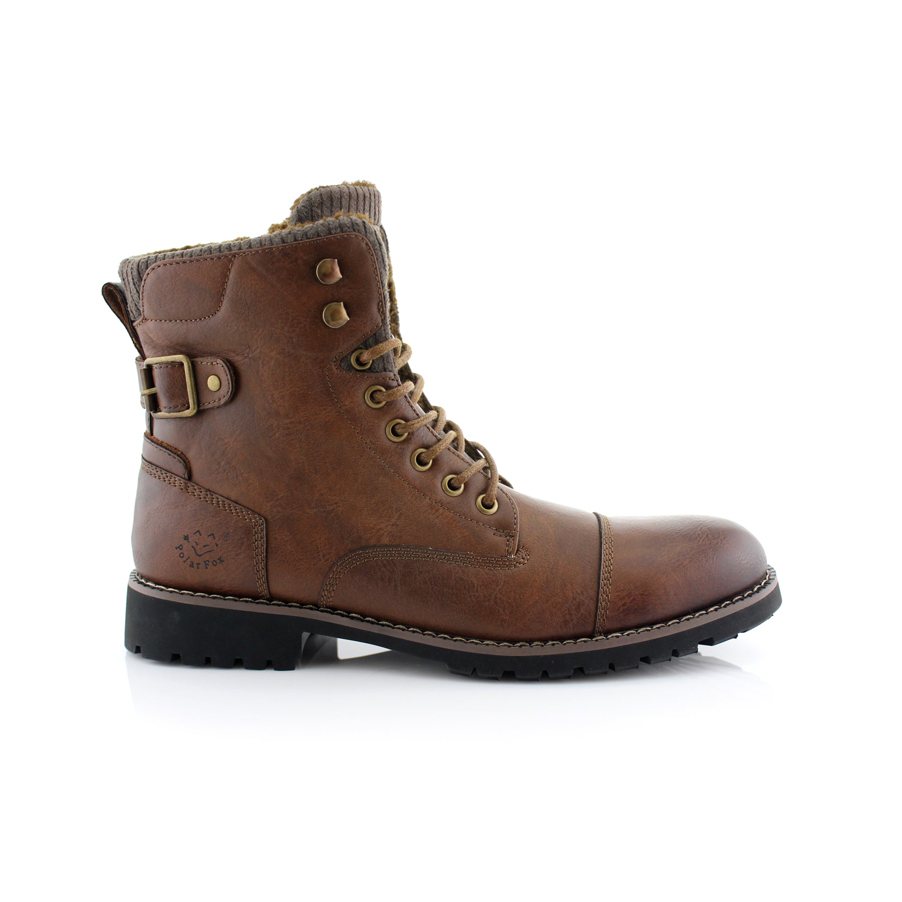 Combat Motorcycle Zipper Boots | Brady by Polar Fox | Conal Footwear | Outer Side Angle View