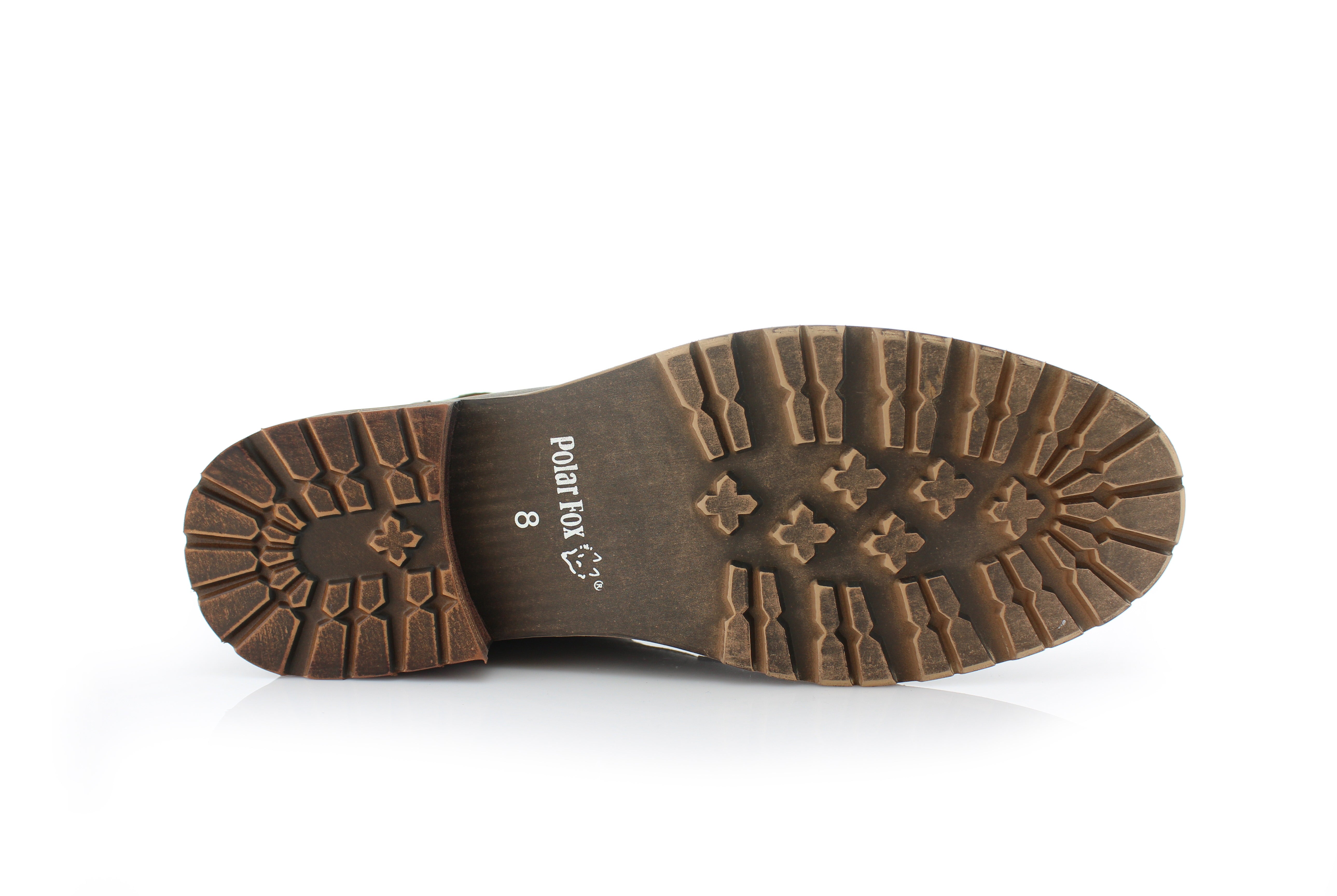 Motorcycle Combat Boots | Ronny by Polar Fox | Conal Footwear | Bottom Sole Angle View