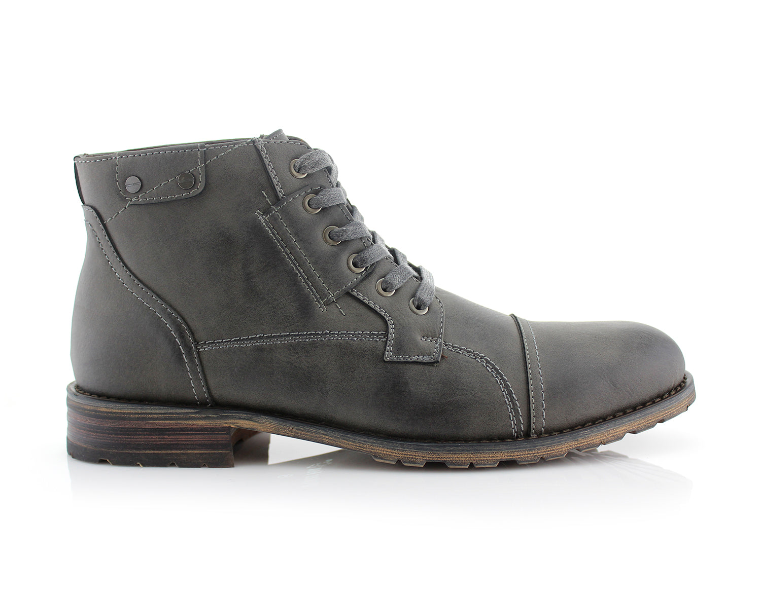 Motorcycle Combat Boots | Ronny by Polar Fox | Conal Footwear | Outer Side Angle View