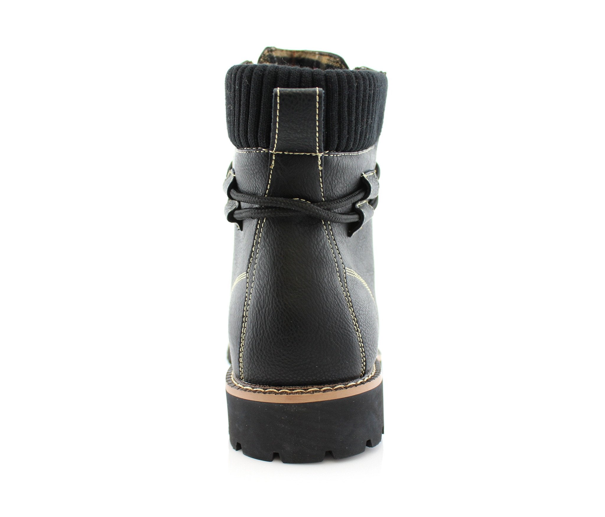 Padded Embossed Winter Boots | Nicholas by Polar Fox | Conal Footwear | Back Angle View
