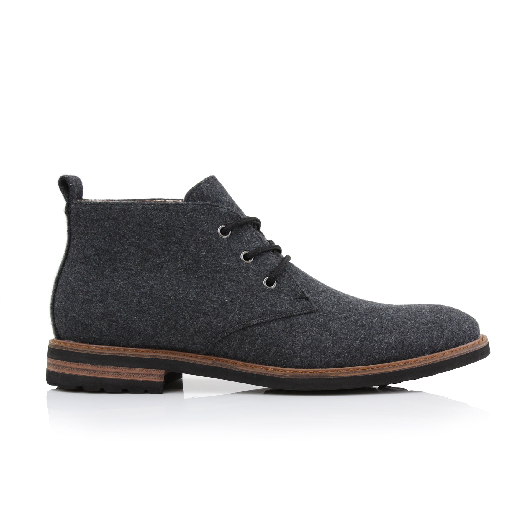 Woolen Chukka Boots | Pablo by Ferro Aldo | Conal Footwear | Outer Side Angle View