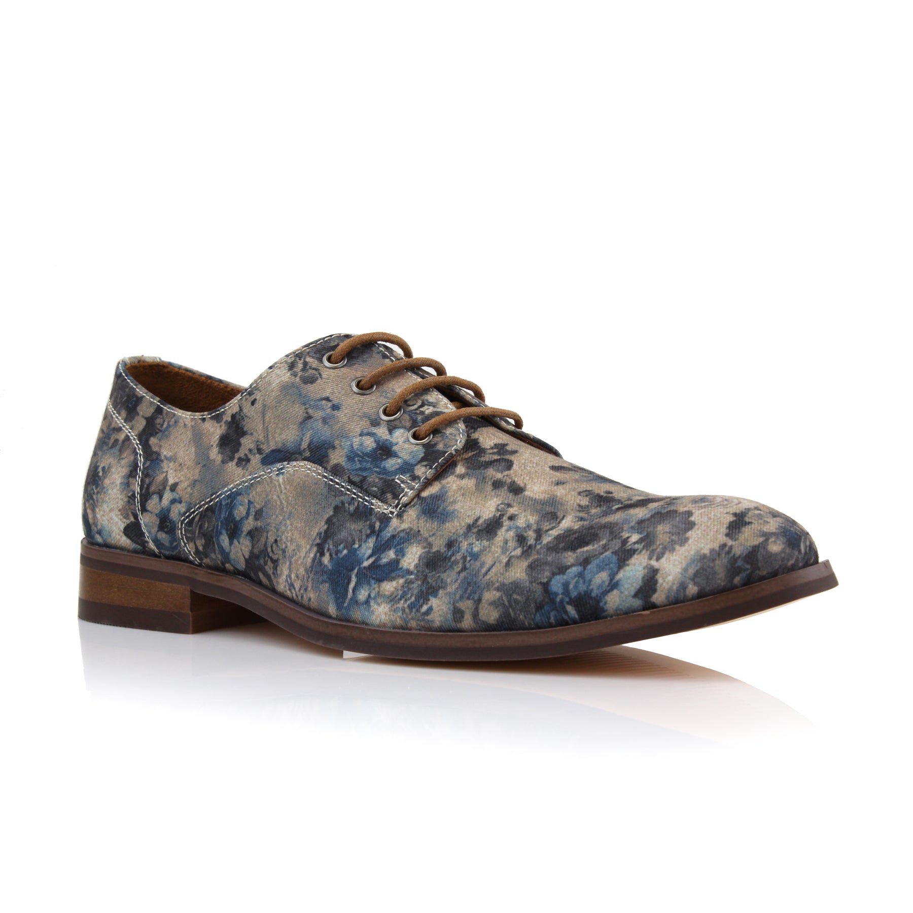 Floral Derby Shoes | Paco by Polar Fox | Conal Footwear | Main Angle View