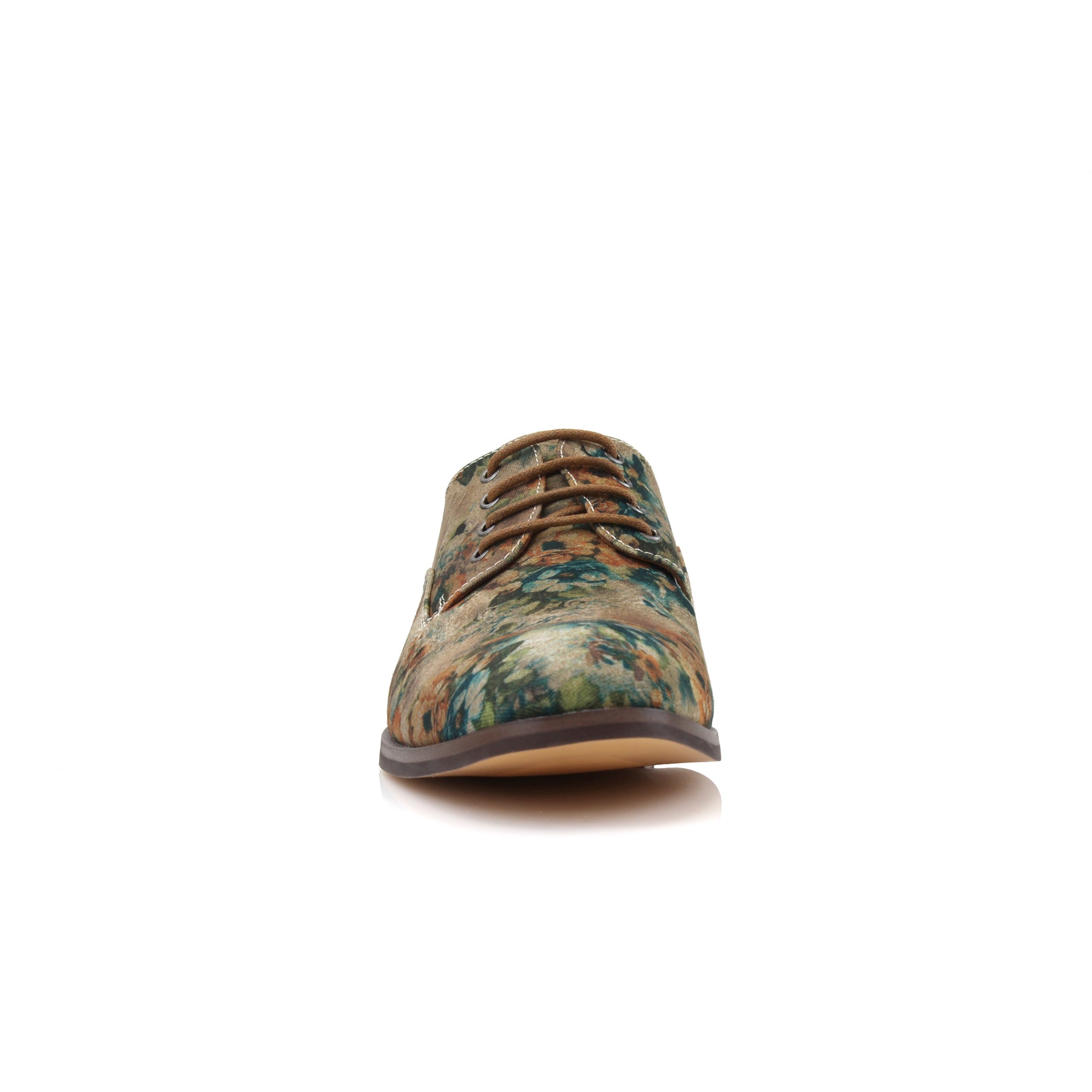 Floral Derby Shoes | Paco by Polar Fox | Conal Footwear | Front Angle View