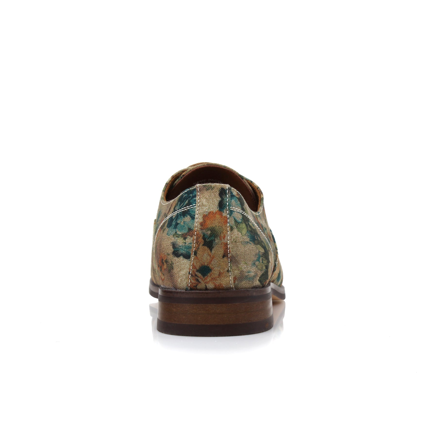 Floral Derby Shoes | Paco by Polar Fox | Conal Footwear | Back Angle View