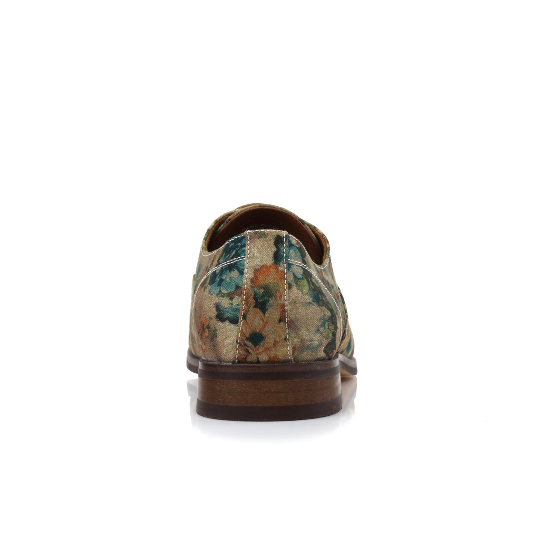 Floral Derby Shoes | Paco by Polar Fox | Conal Footwear | Back Angle View
