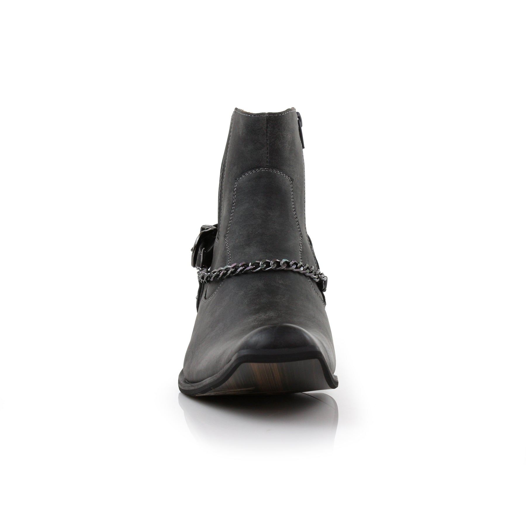 Synthetic Leather Cowboy Boots | Reyes by Ferro Aldo | Conal Footwear | Front Angle View