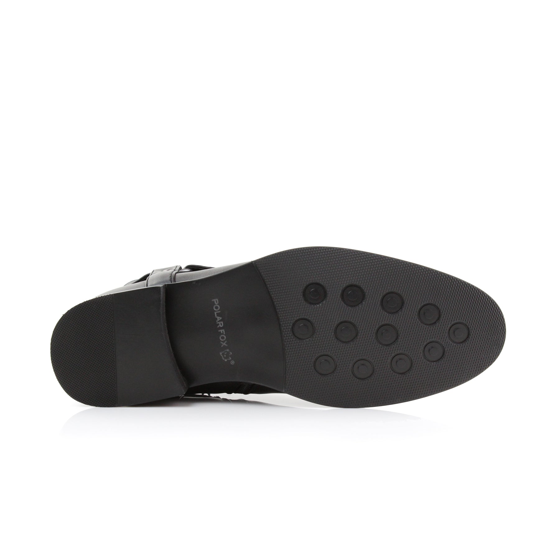 Modern Western Ankle Boots | Rhett by Polar Fox | Conal Footwear | Bottom Sole Angle View