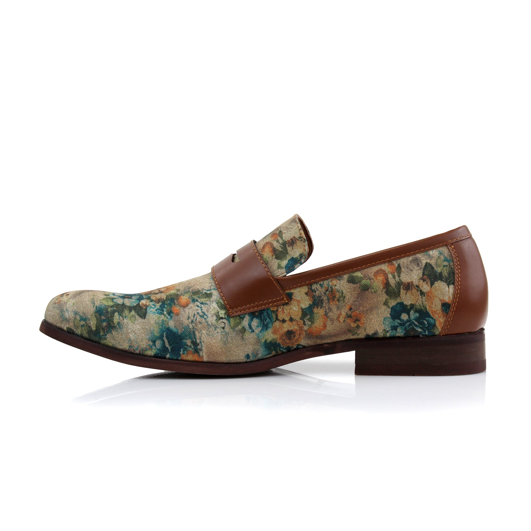 Floral Loafers | Sidney by Ferro Aldo | Conal Footwear | Inner Side Angle View