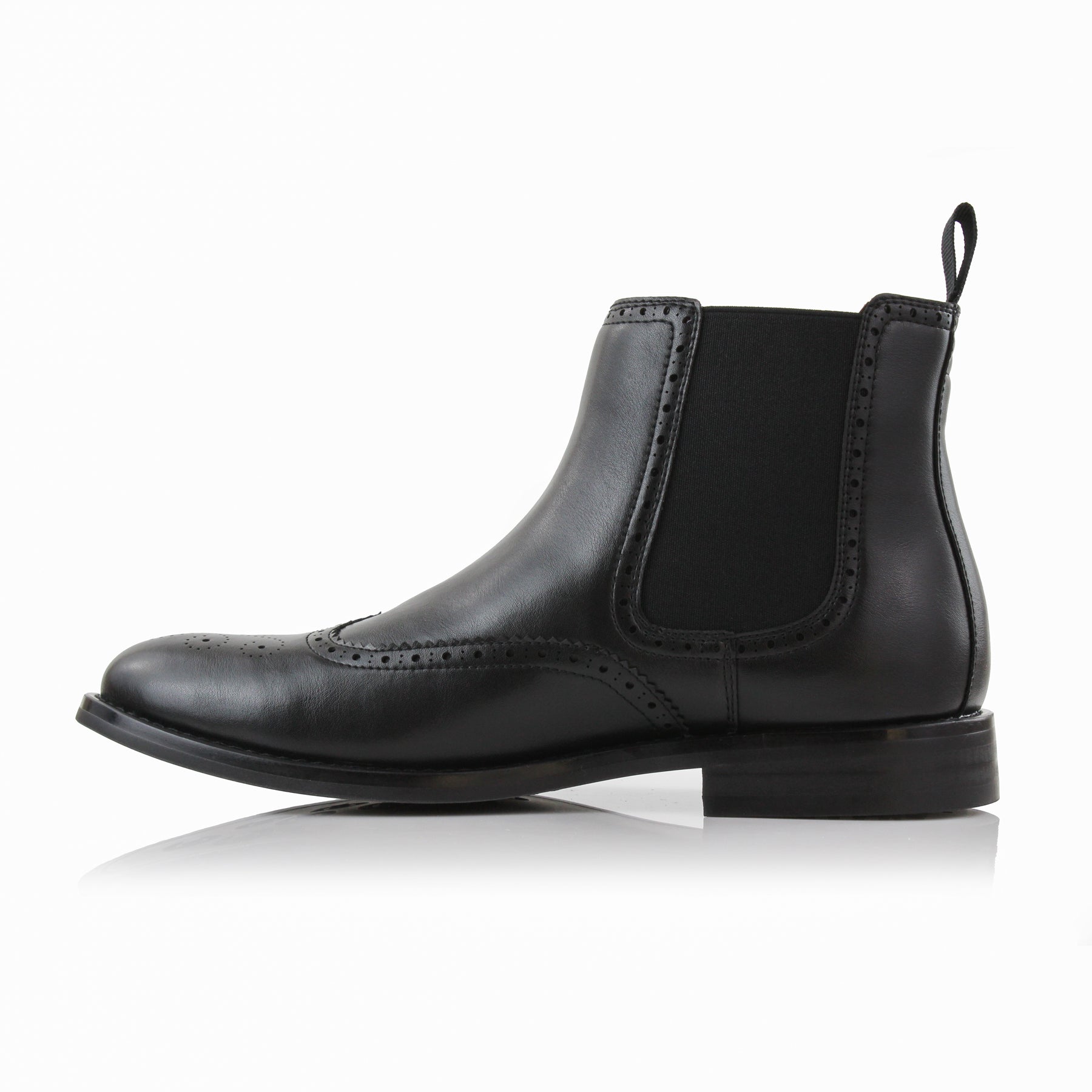 Brogue Wingtip Chelsea Boots | Alonzo by Ferro Aldo | Conal Footwear | Inner Side Angle View