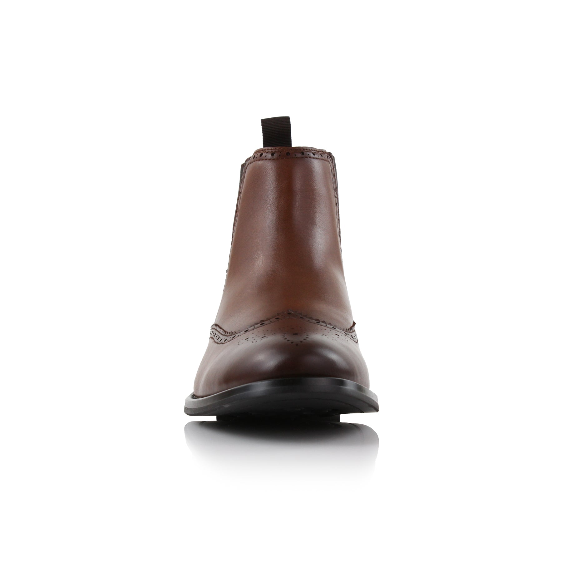 Brogue Wingtip Chelsea Boots | Alonzo by Ferro Aldo | Conal Footwear | Front Angle View