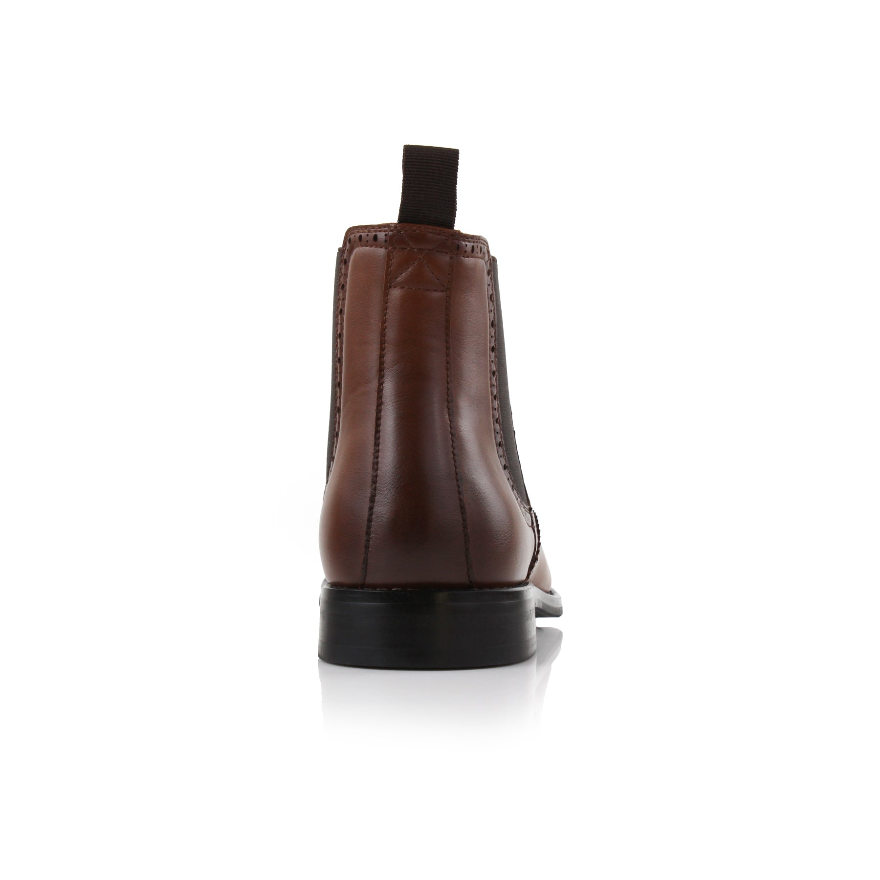 Brogue Wingtip Chelsea Boots | Alonzo by Ferro Aldo | Conal Footwear | Back Angle View